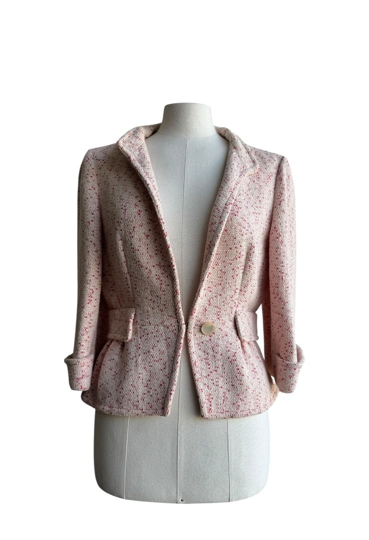 CAROLINA HERRERA - TWEED BLAZER JACKET - Image 3