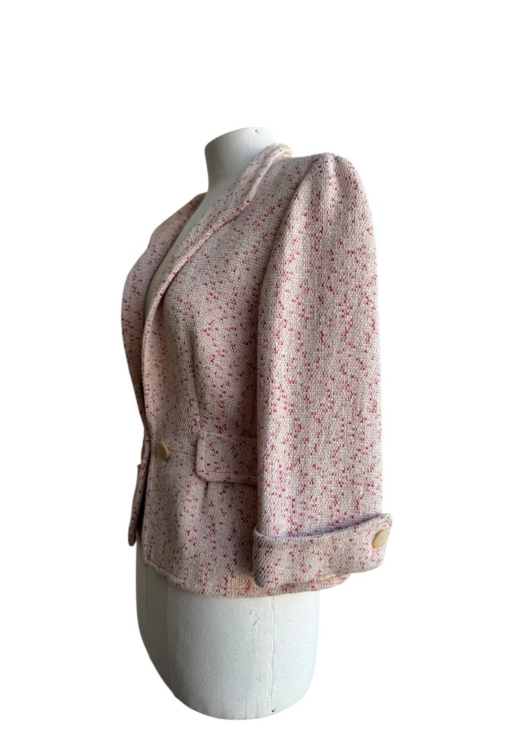 CAROLINA HERRERA - TWEED BLAZER JACKET - Image 6