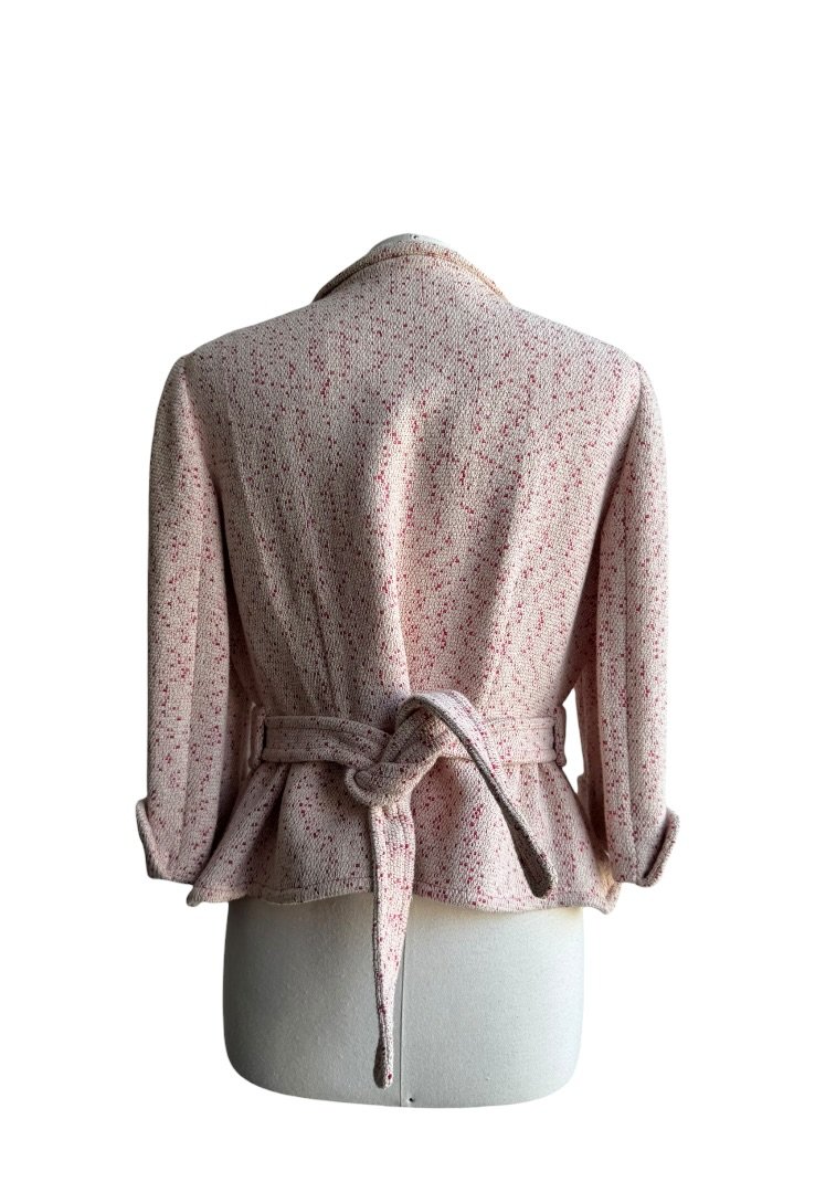 CAROLINA HERRERA - TWEED BLAZER JACKET - Image 4