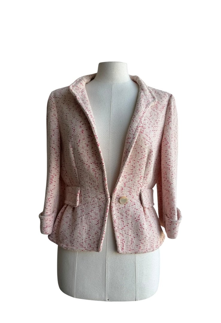 CAROLINA HERRERA - TWEED BLAZER JACKET - Image 8