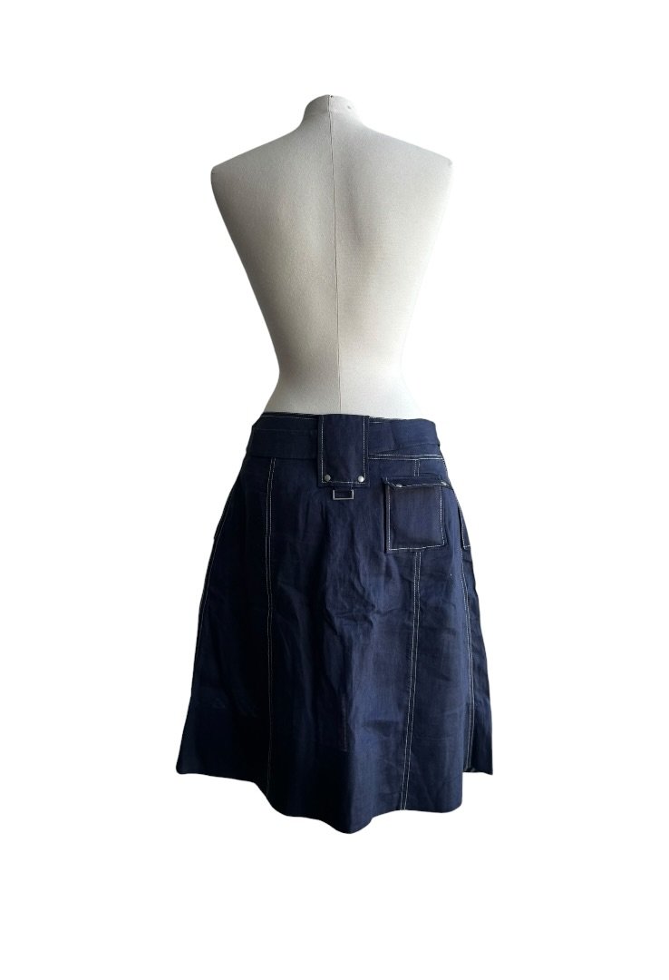 ADOLFO DOMINGUEZ - LINEN SKIRT - Image 5