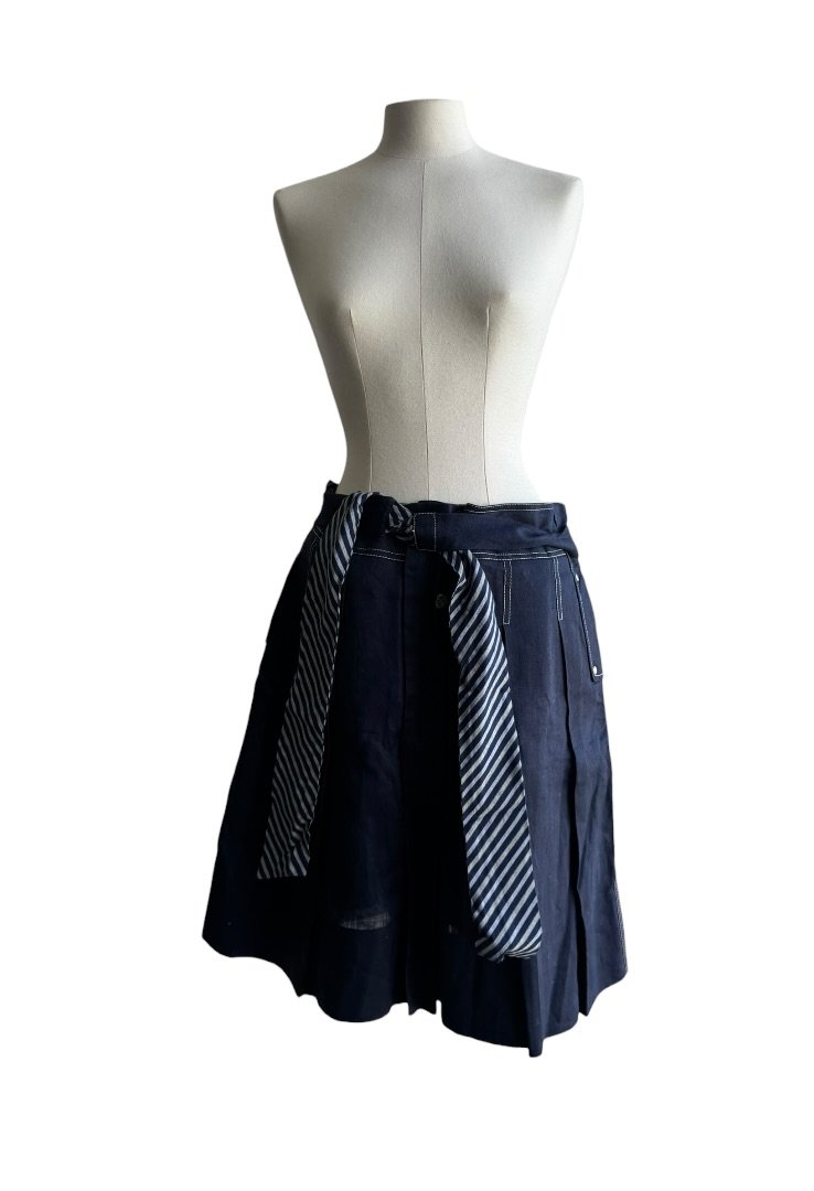 ADOLFO DOMINGUEZ - LINEN SKIRT - Image 4