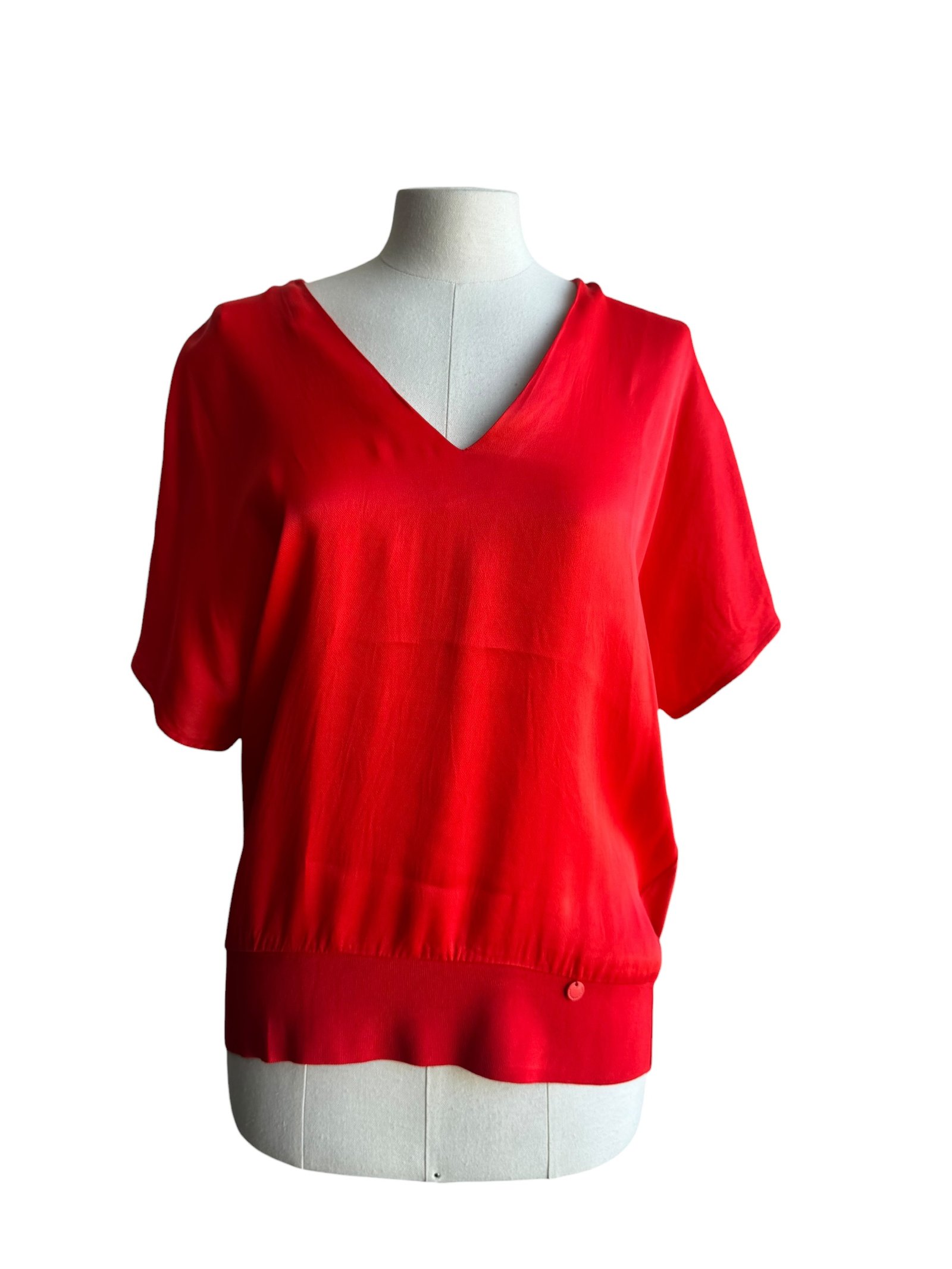 ADOLFO DOMINGUEZ - BLOUSE RED - Image 2