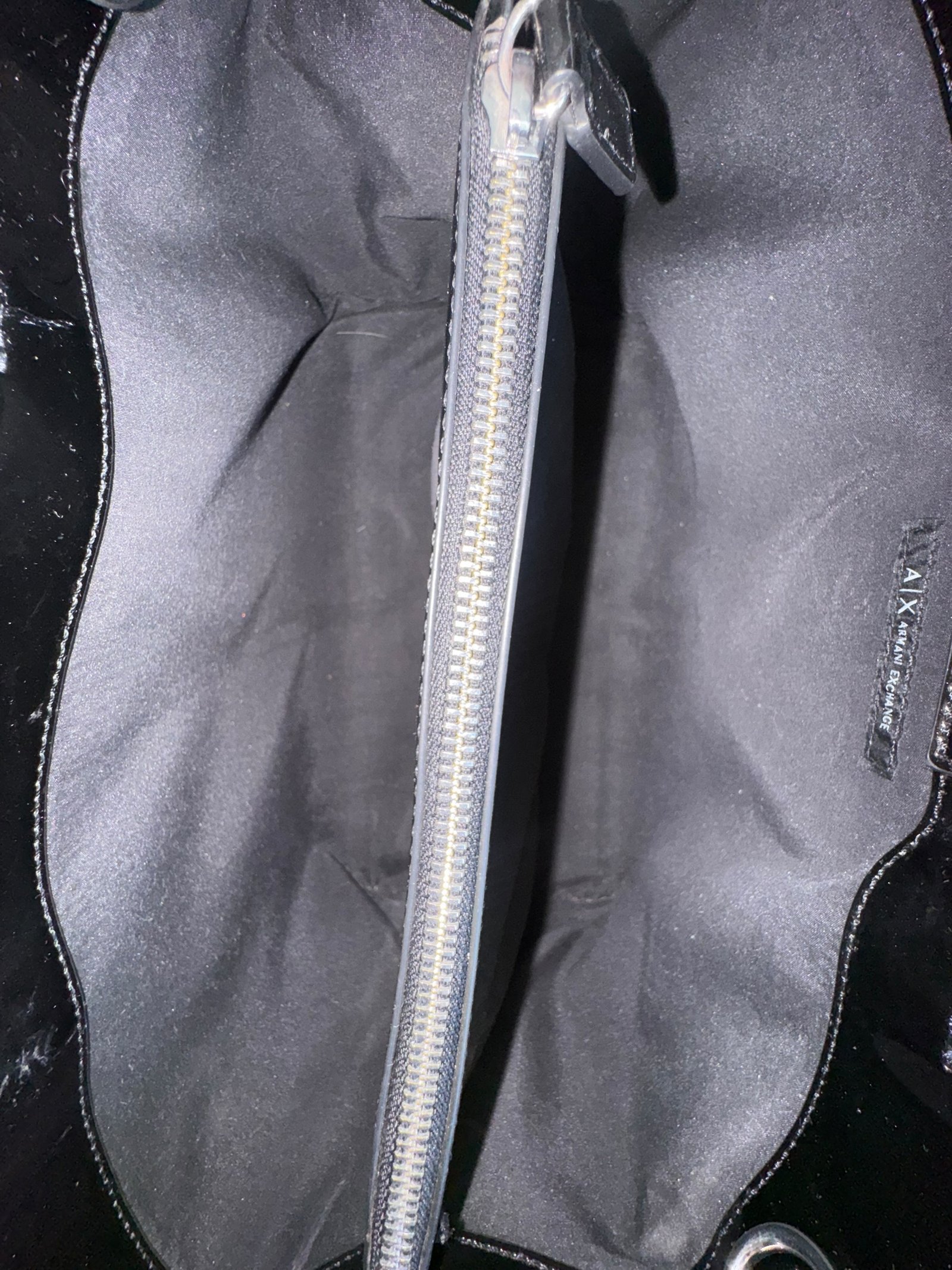 ARMANI EXCHANGE - TOTE PATENT BAG - Image 3