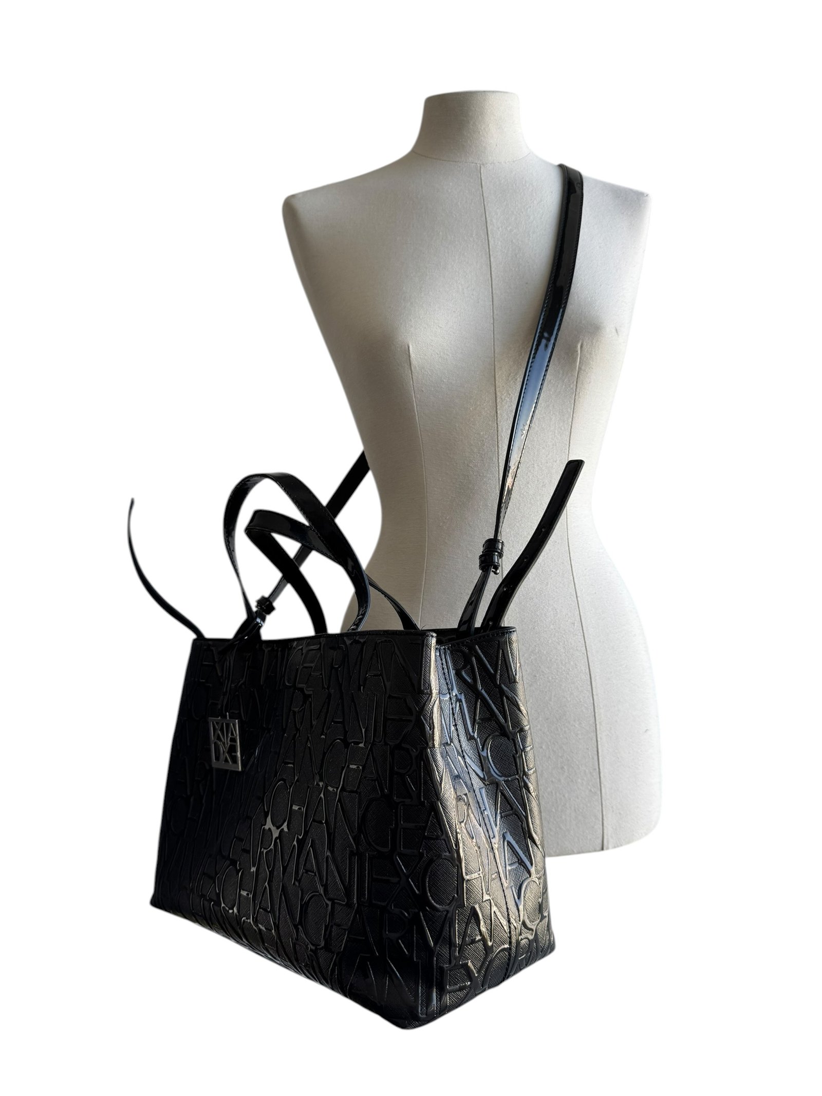 ARMANI EXCHANGE - TOTE PATENT BAG - Image 5