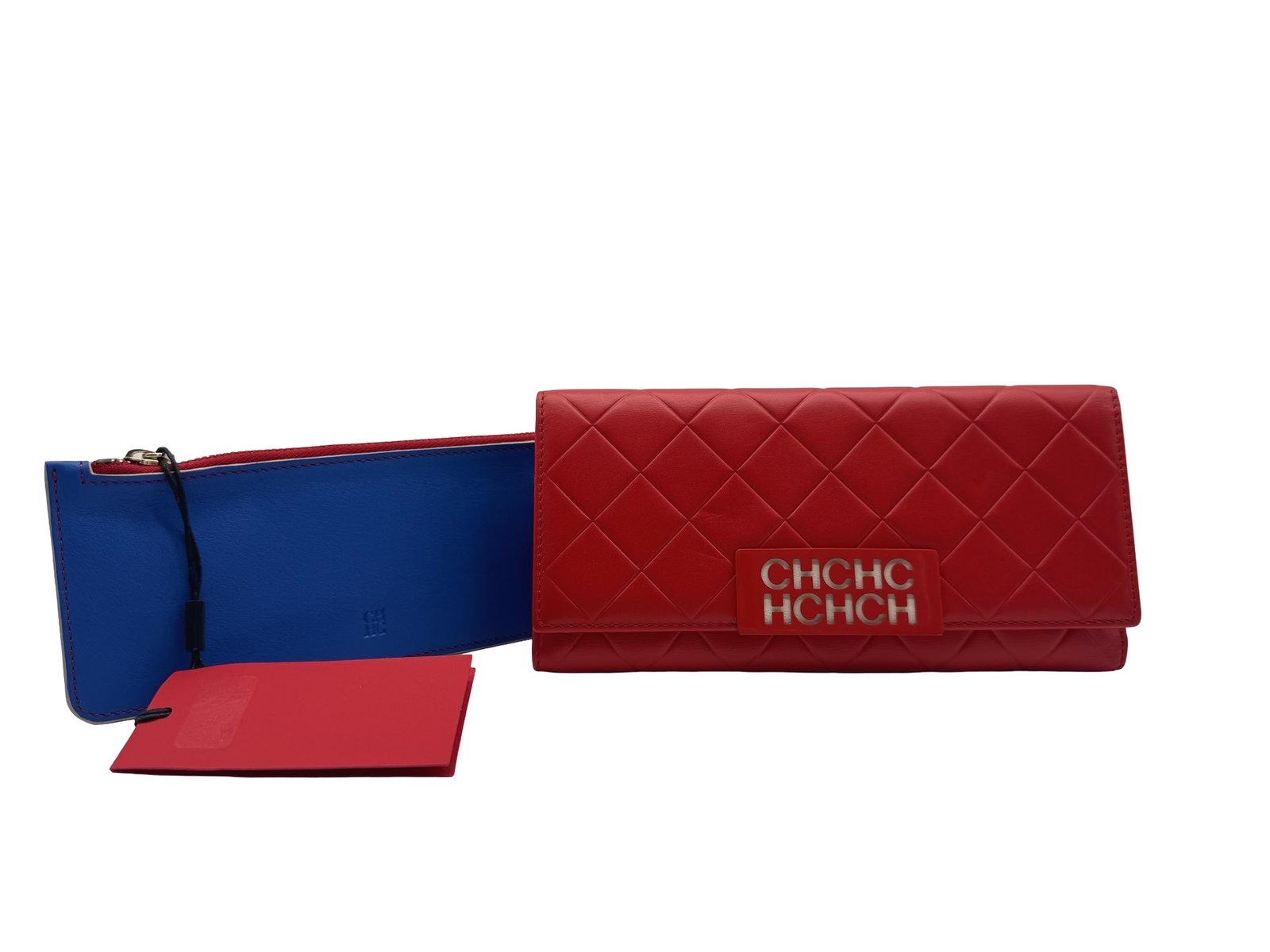 CAROLINA HERRERA - RHOMBUS RED WALLET - Image 3