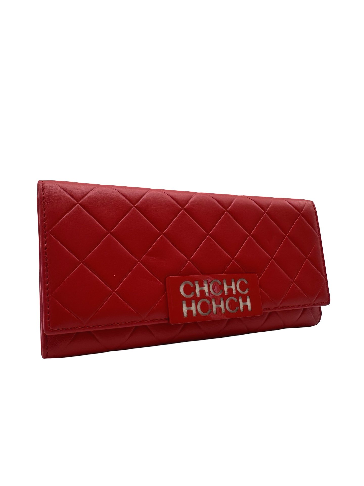 CAROLINA HERRERA - RHOMBUS RED WALLET - Image 7