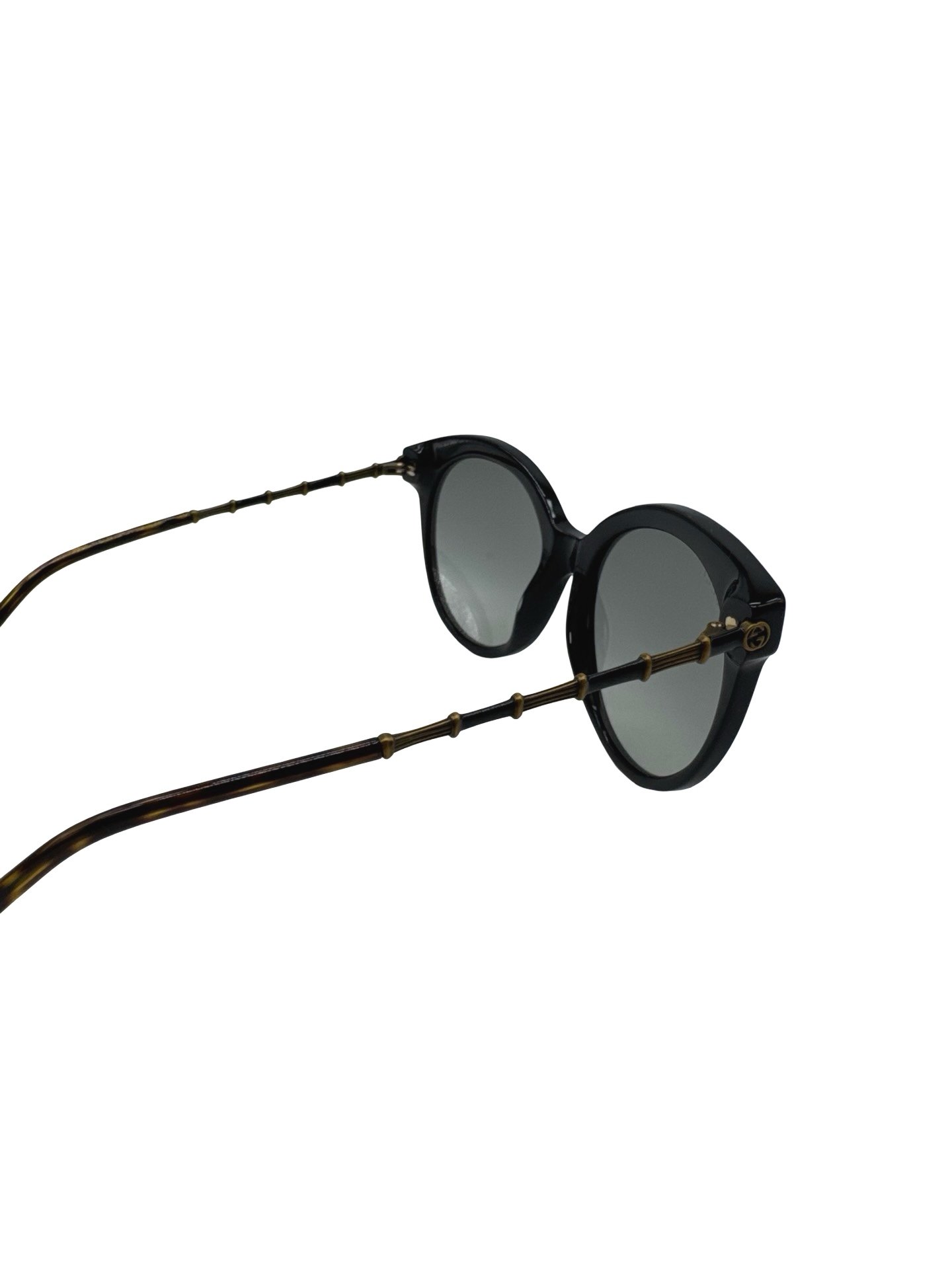GUCCI - ROUND CAT EYE BAMBU SUNGLASSES - Image 6