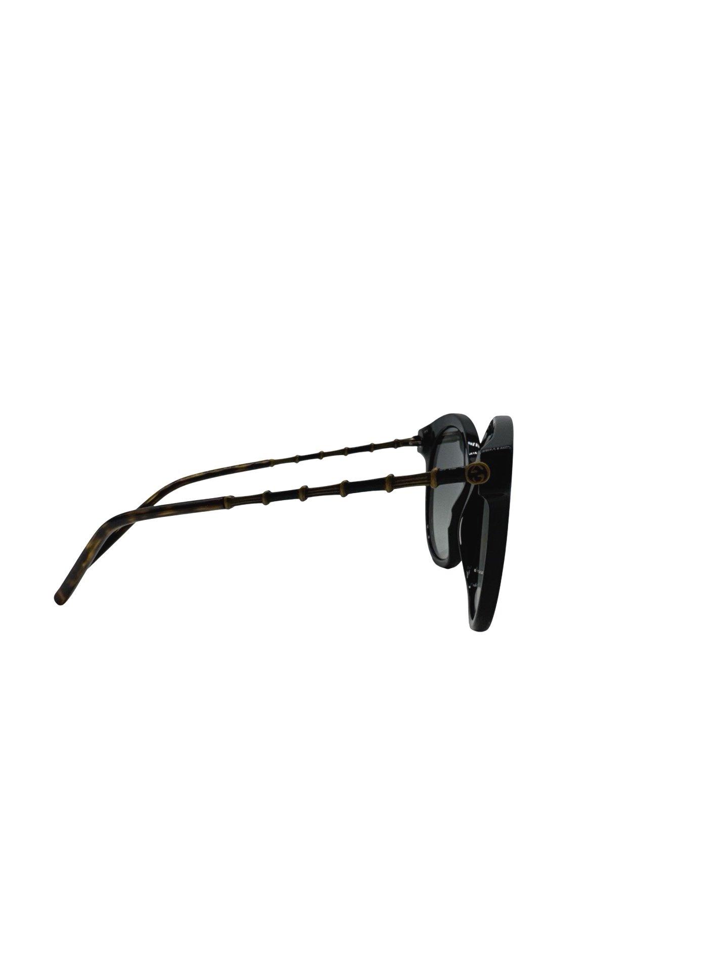 GUCCI - ROUND CAT EYE BAMBU SUNGLASSES - Image 7