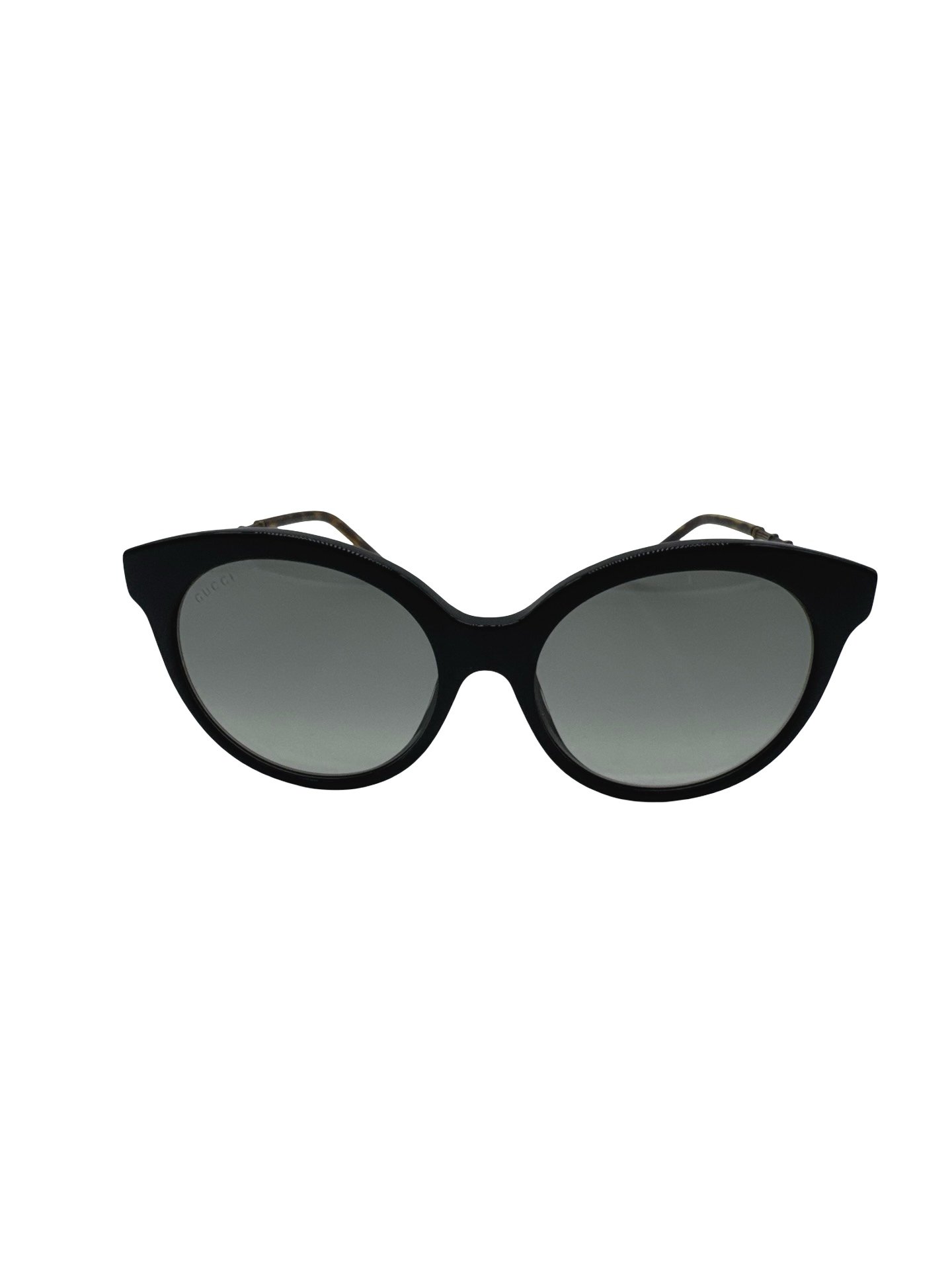 GUCCI - ROUND CAT EYE BAMBU SUNGLASSES - Image 8