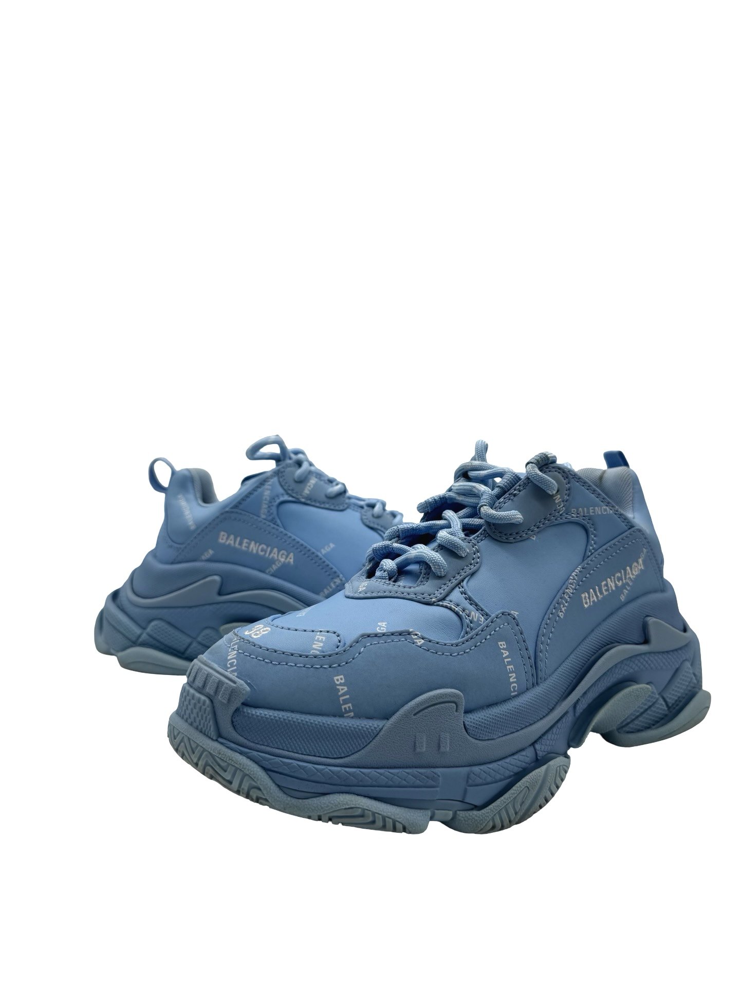 BALENCIAGA -TRIPLE S ALLOVER LOGO - Image 8