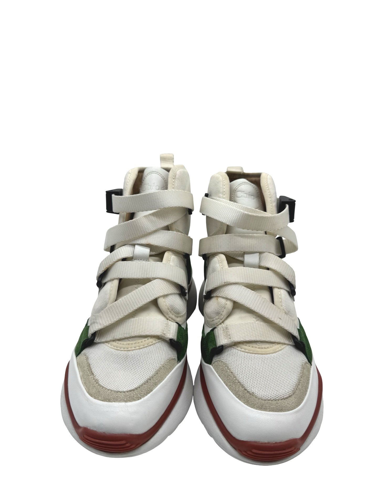 CHLOÉ- SONNIE HIGH-TOP SNEAKERS - Image 9