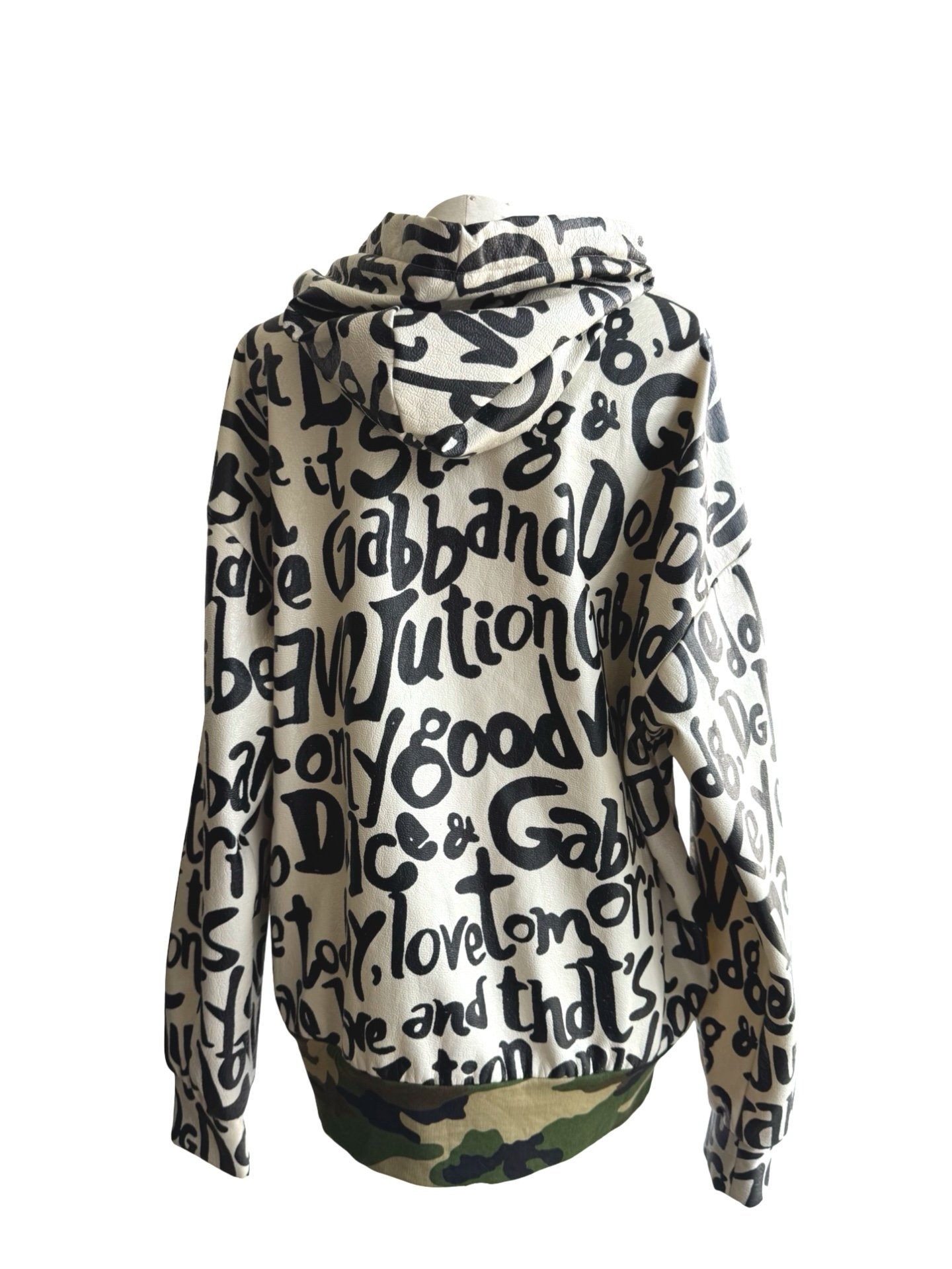 DOLCE & GABBANA -HOODIE DG MANIA CAMOUFLAGE - Image 9