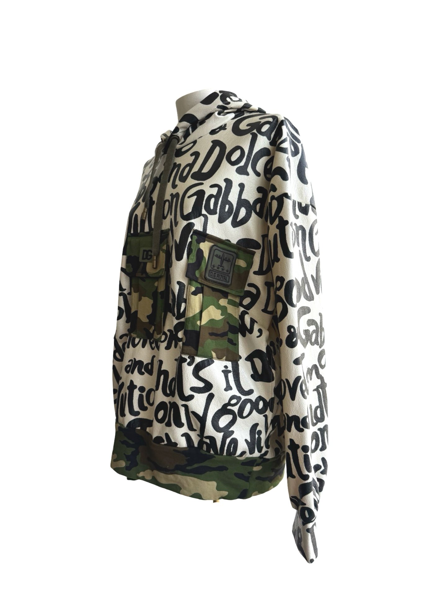 DOLCE & GABBANA -HOODIE DG MANIA CAMOUFLAGE - Image 10
