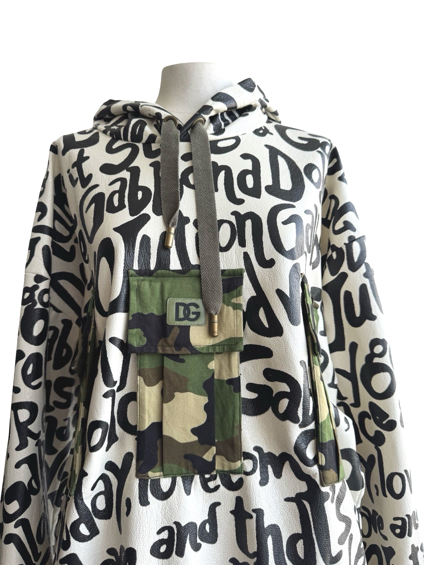 DOLCE & GABBANA -HOODIE DG MANIA CAMOUFLAGE - Image 11