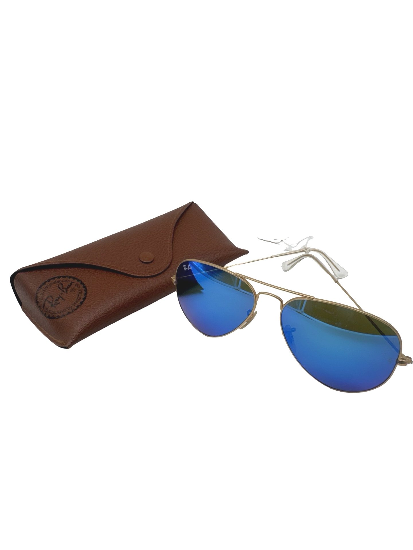 RAY-BAN - AVIATOR BLUE SUNGLASSES - Image 3