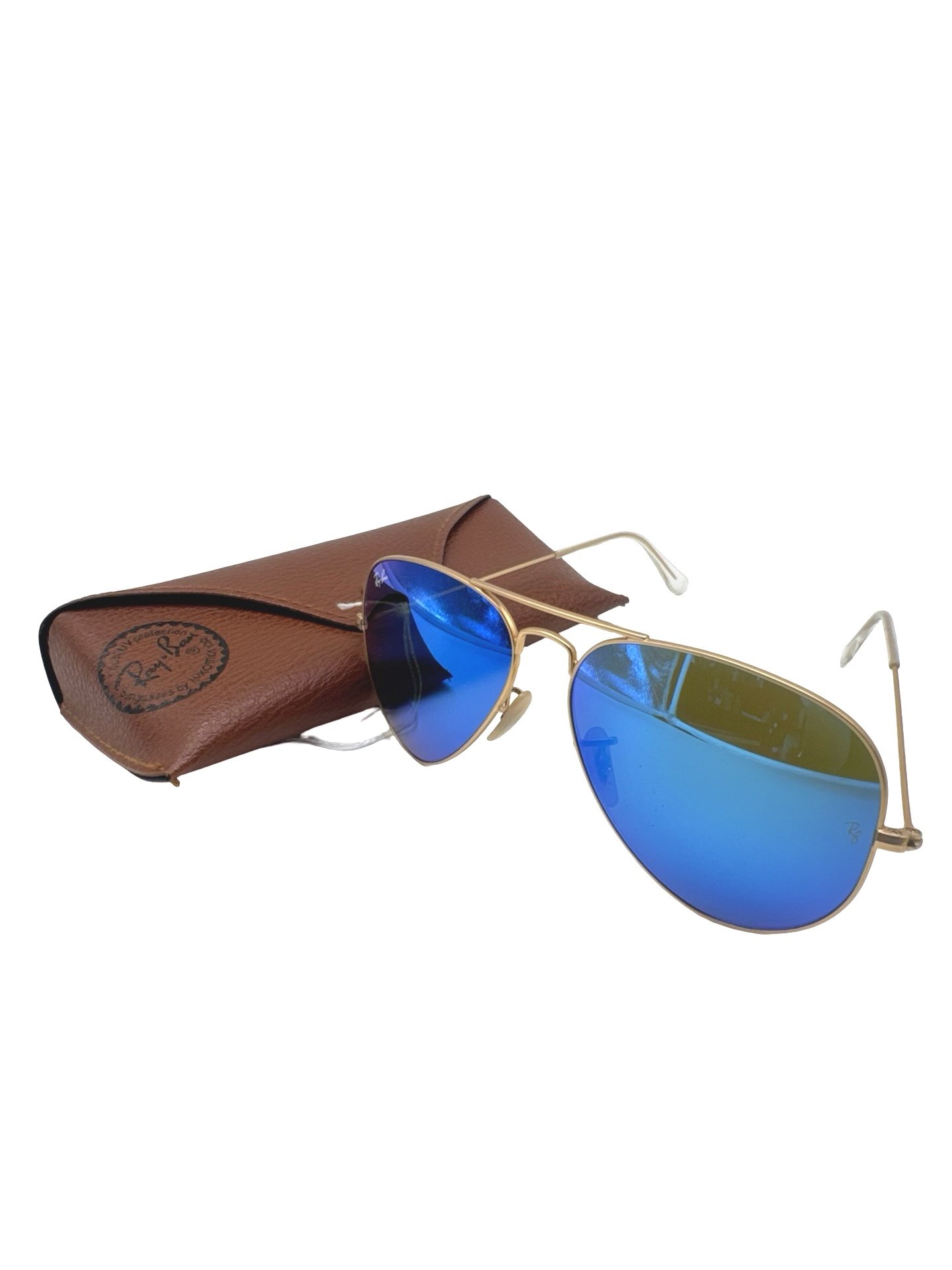 RAY-BAN - AVIATOR BLUE SUNGLASSES - Image 13