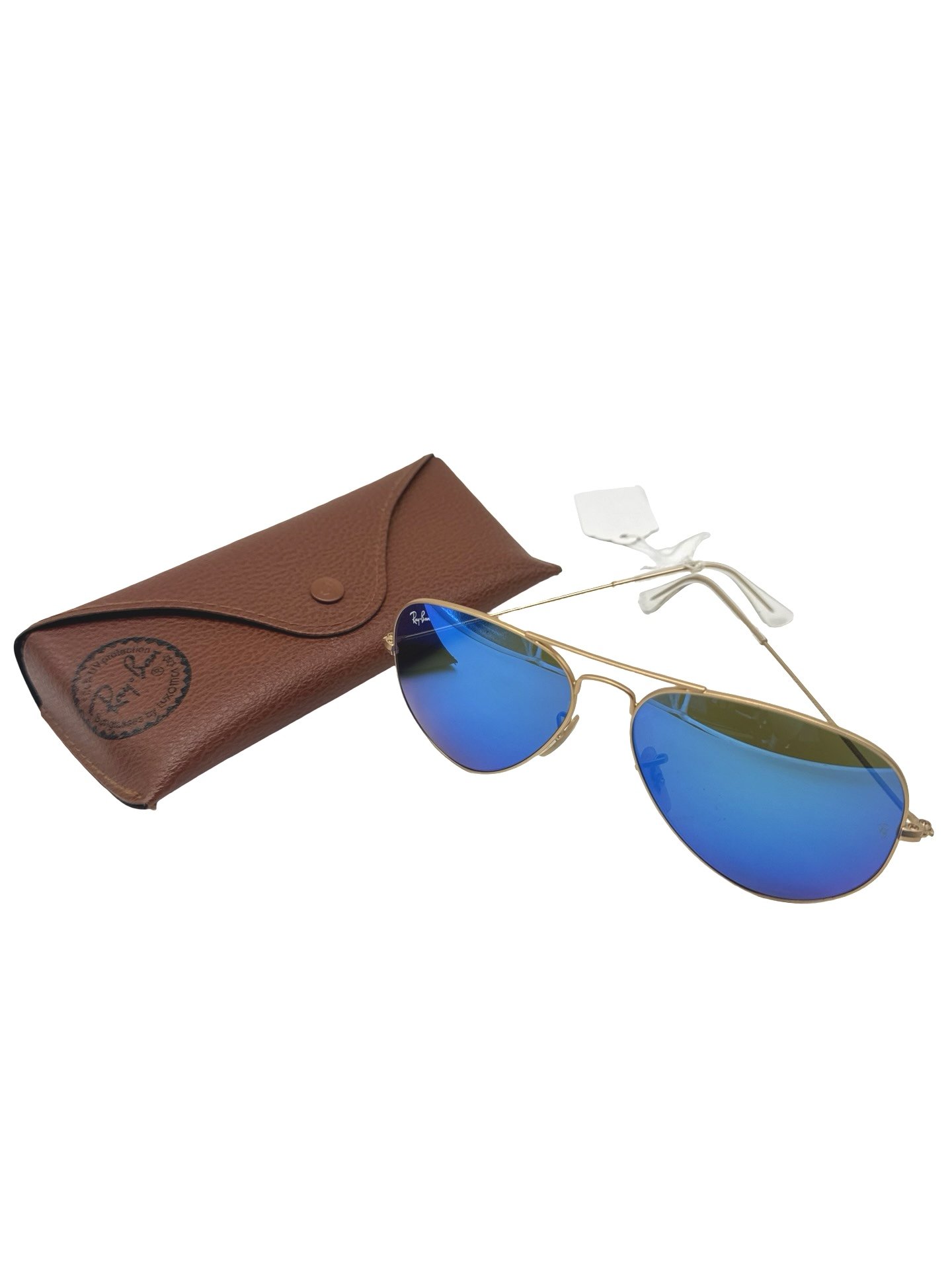 RAY-BAN - AVIATOR BLUE SUNGLASSES - Image 4