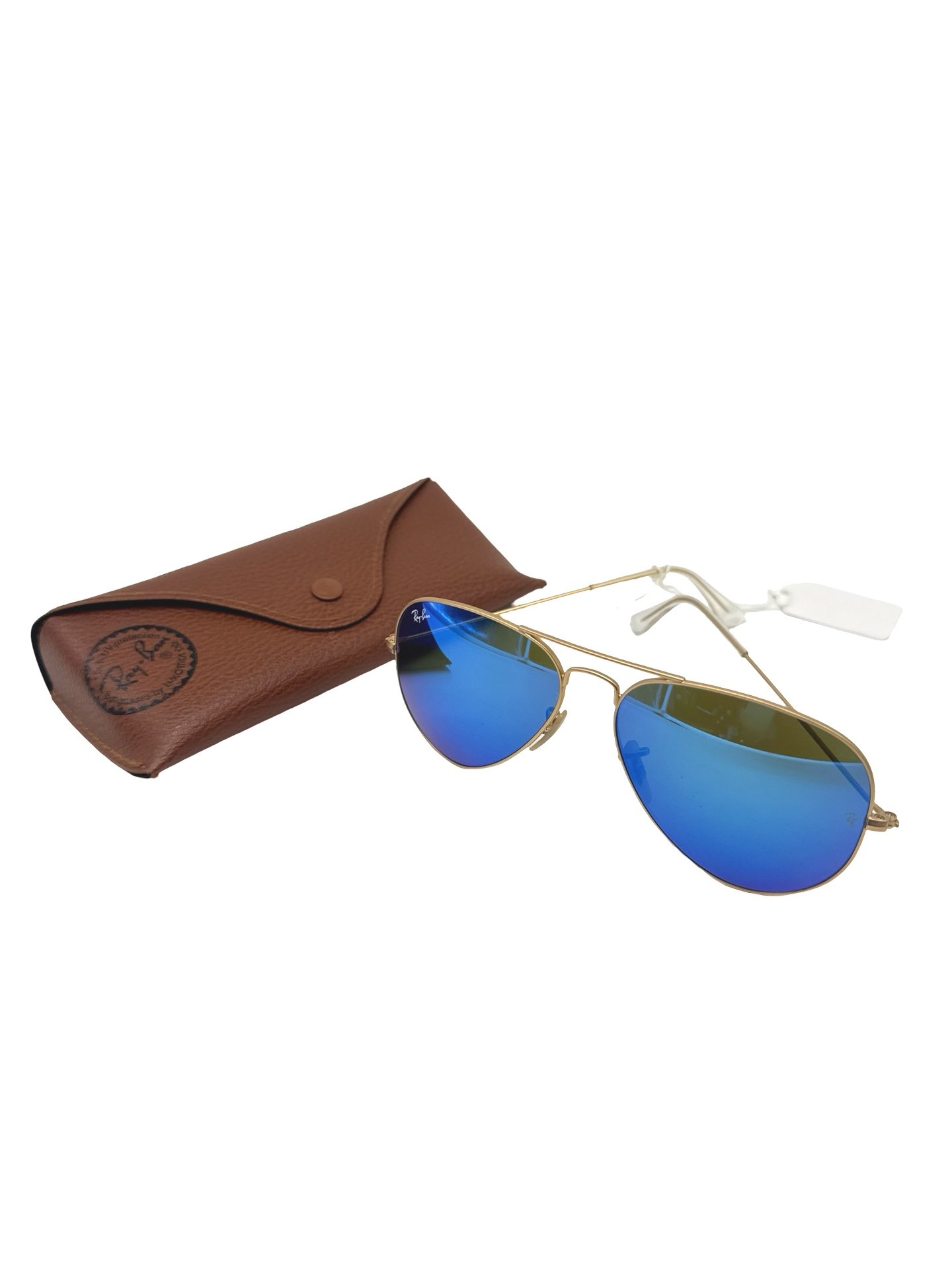 RAY-BAN - AVIATOR BLUE SUNGLASSES - Image 5