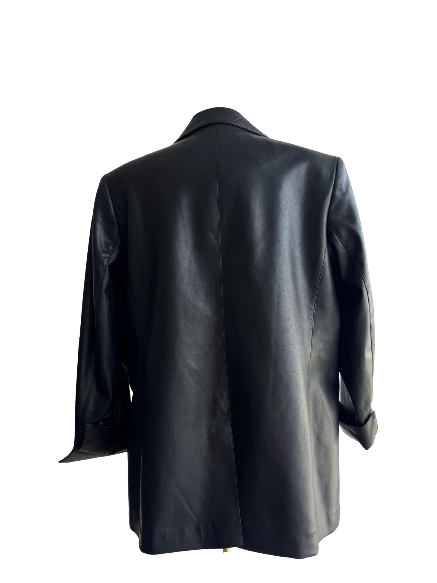 CALVIN KLEIN - FAUX LEATHER BLAZER - Image 9