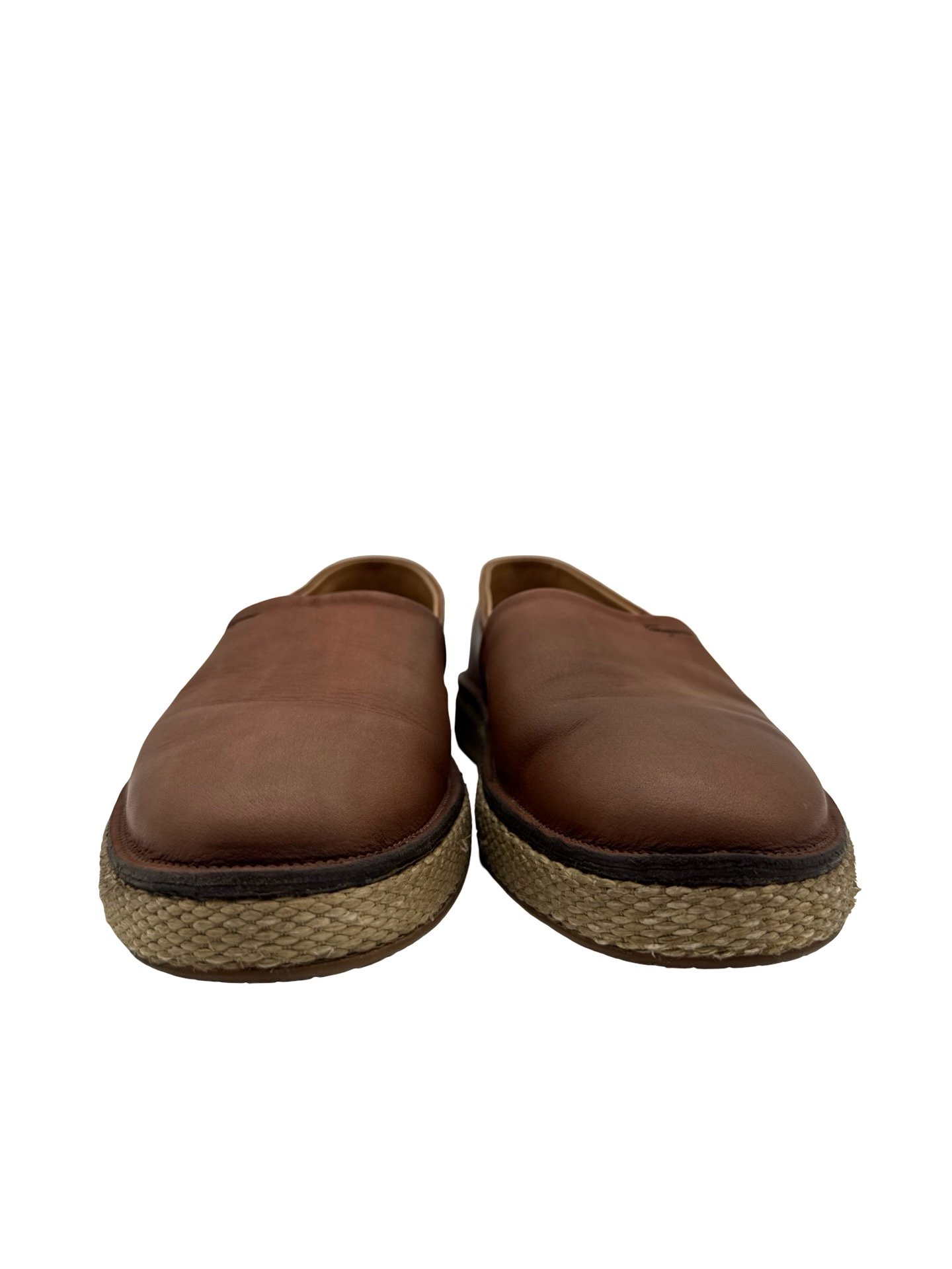 FERRAGAMO - GUS LEATHER ESPADRILLES - Image 10