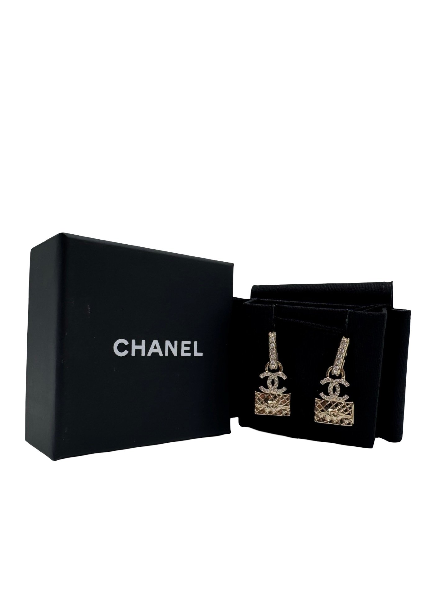 CHANEL - CLASSIC FLAP BAG EARRINGS - Image 4