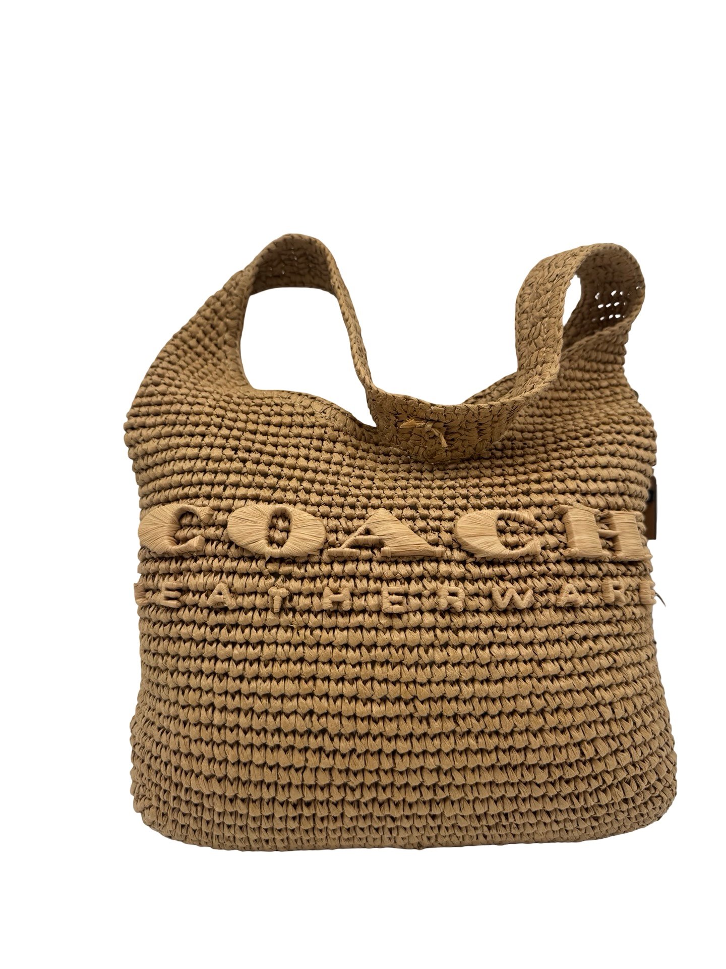 COACH - BROOKLYN STRAW SHOULDER BAG - Image 4