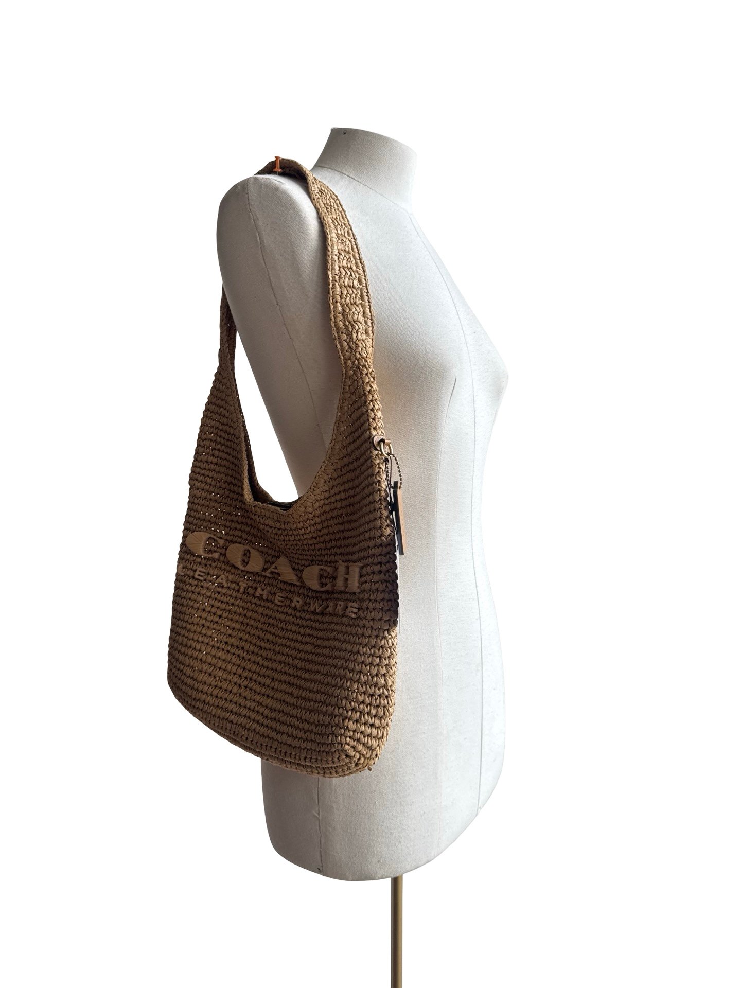 COACH - BROOKLYN STRAW SHOULDER BAG - Image 3