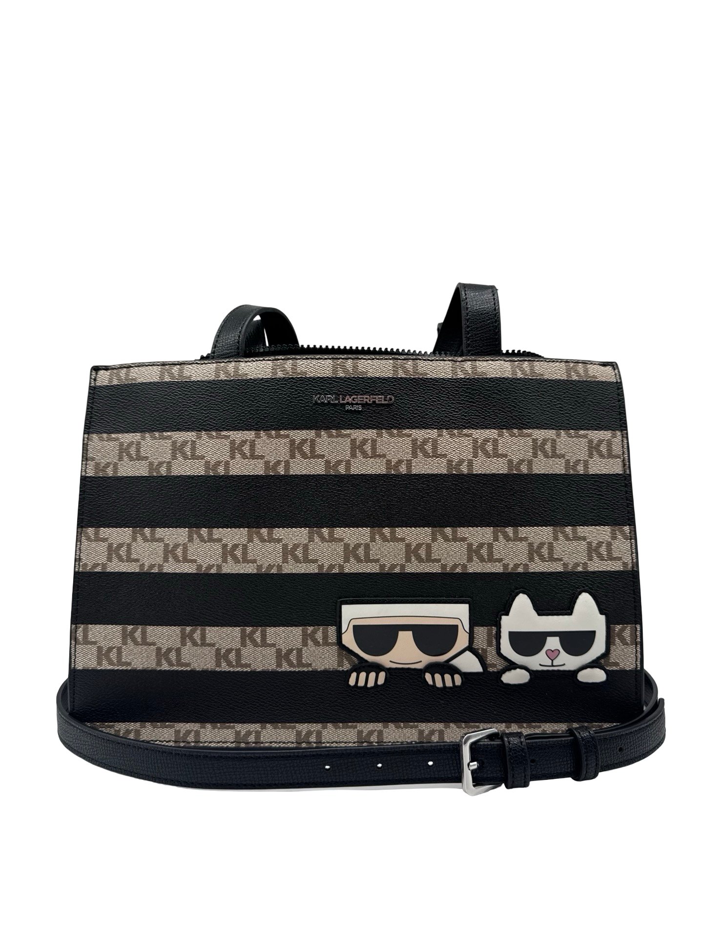 KARL LAGERFELD - SIMONE STRIPES BAG - Image 10
