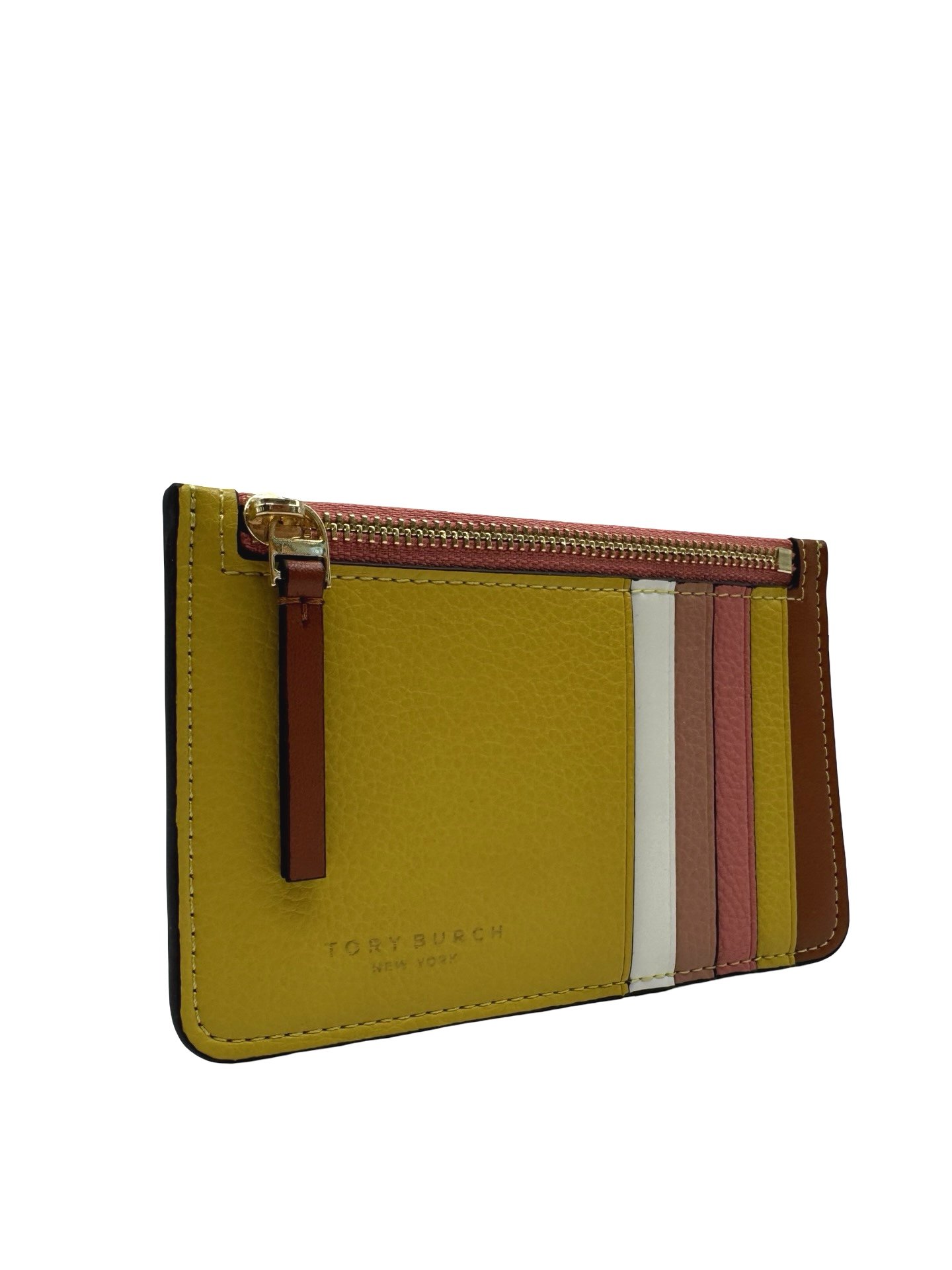 TORY BURCH - CARDHOLDER EMERSON YELLOW - Image 4