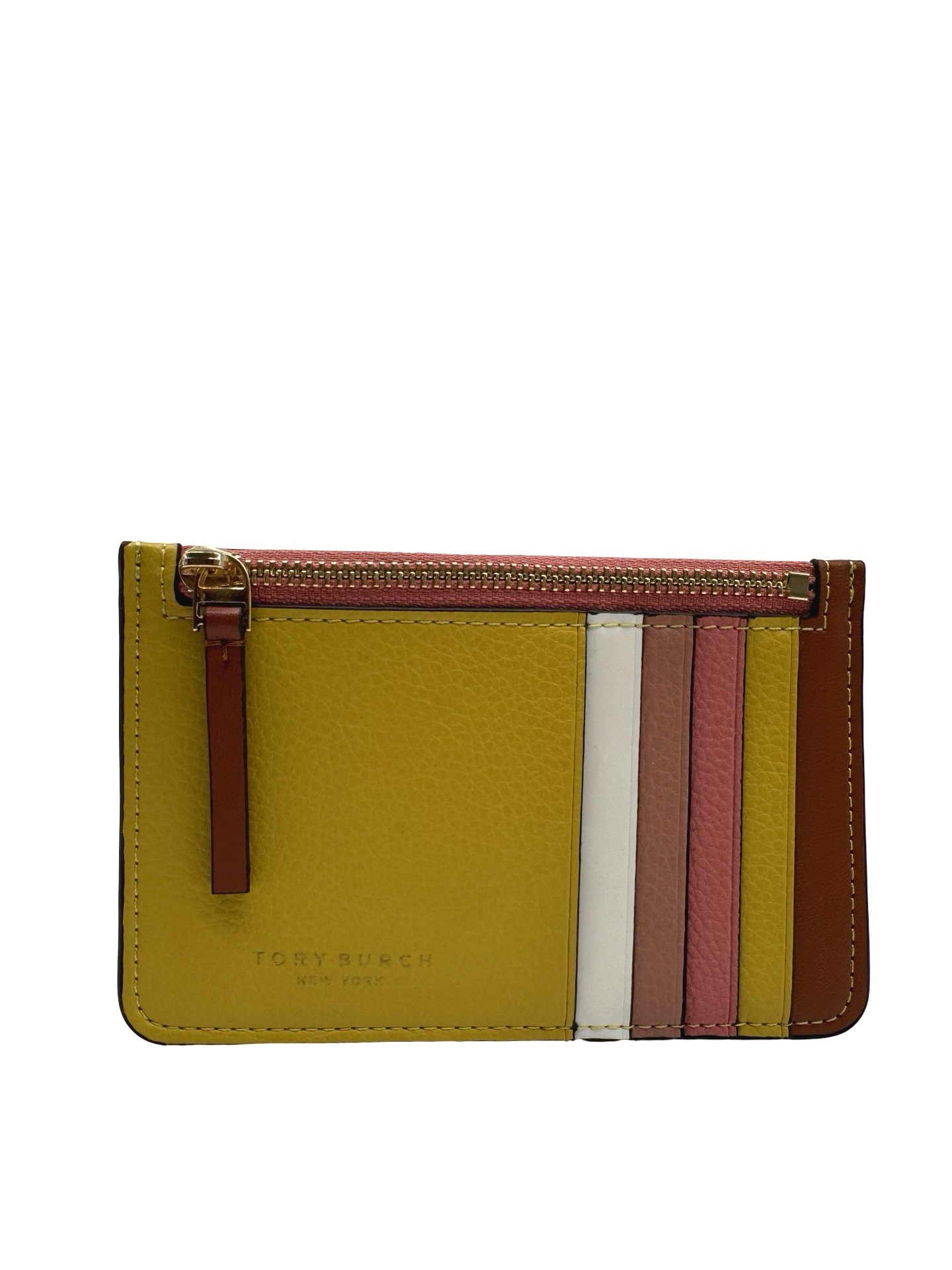 TORY BURCH - CARDHOLDER EMERSON YELLOW - Image 5