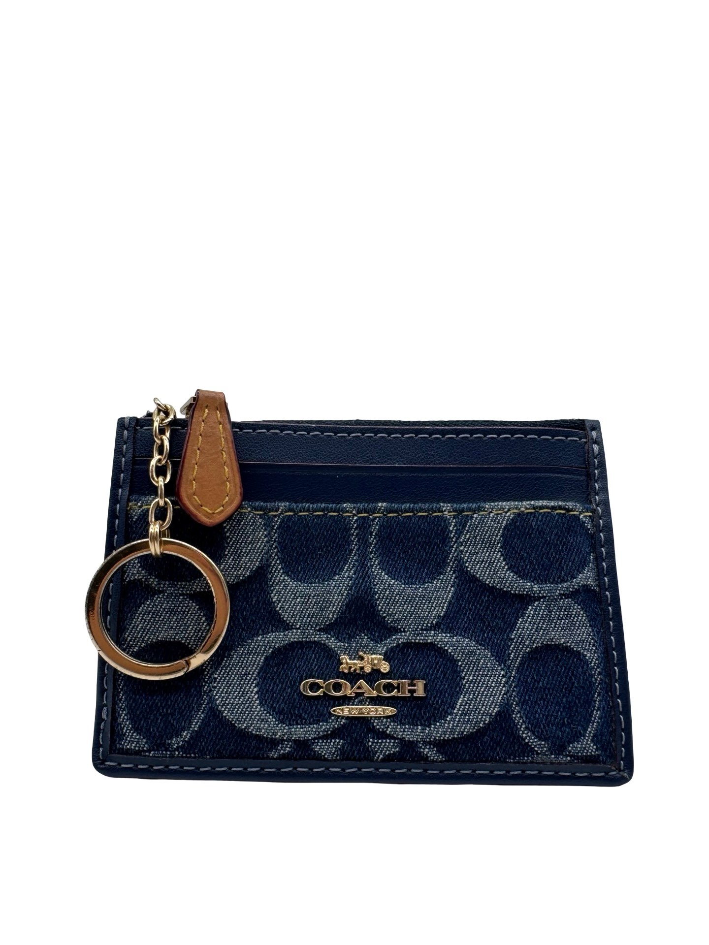 COACH - MINI SKINNY DEMIN CARDHOLDER - Image 3