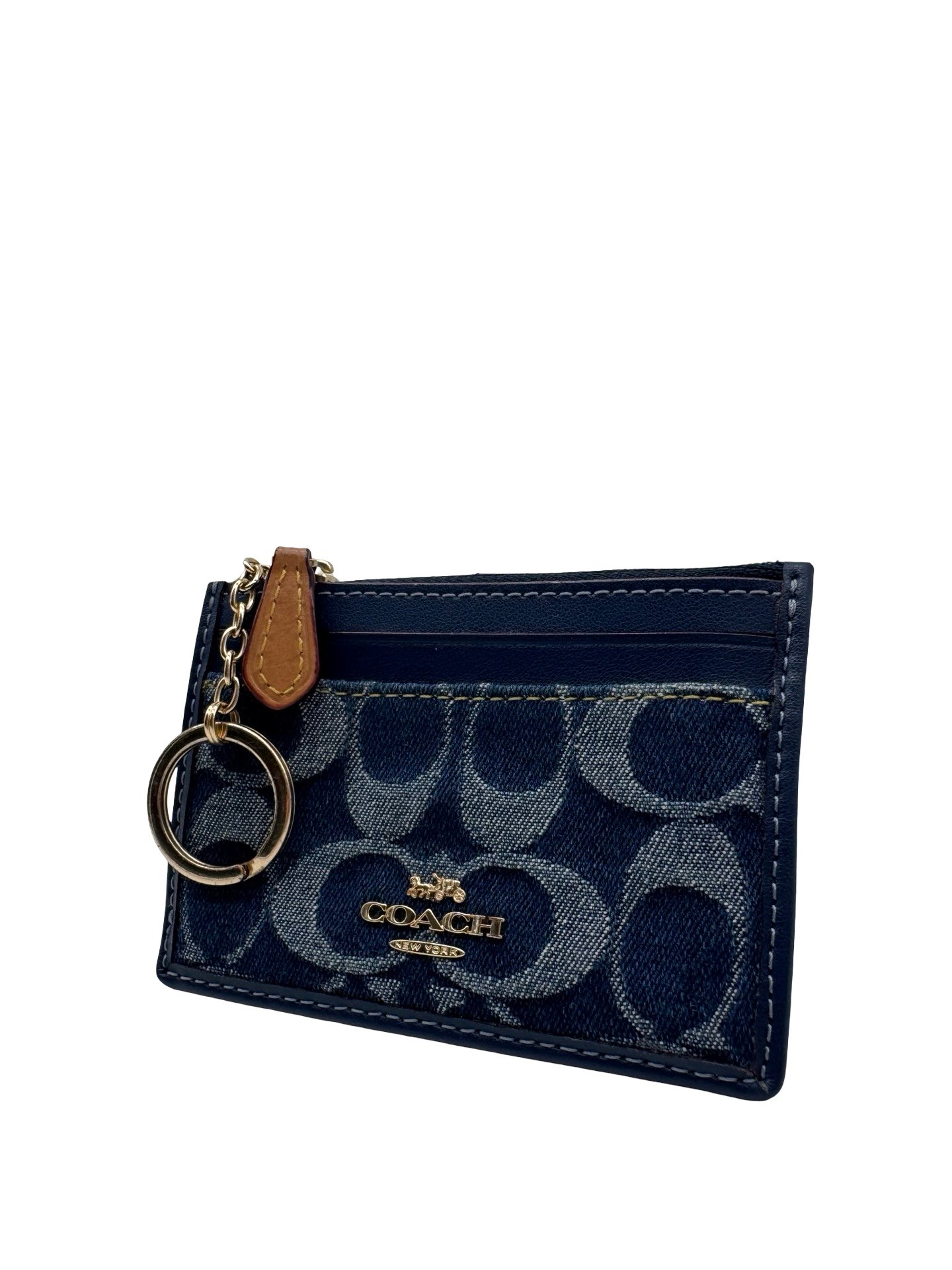COACH - MINI SKINNY DEMIN CARDHOLDER - Image 4