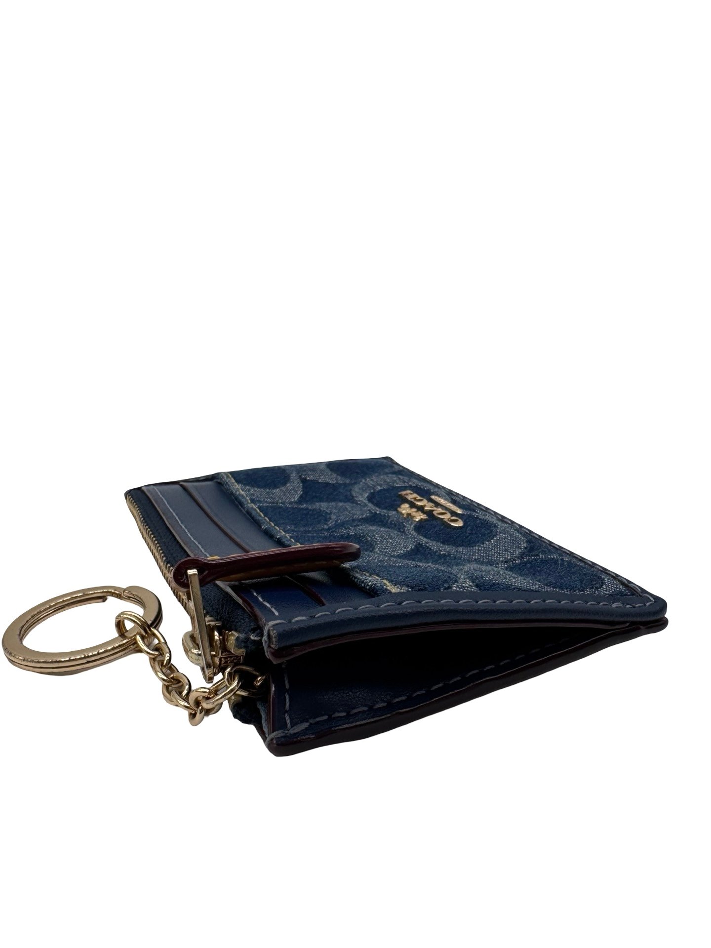 COACH - MINI SKINNY DEMIN CARDHOLDER - Image 5