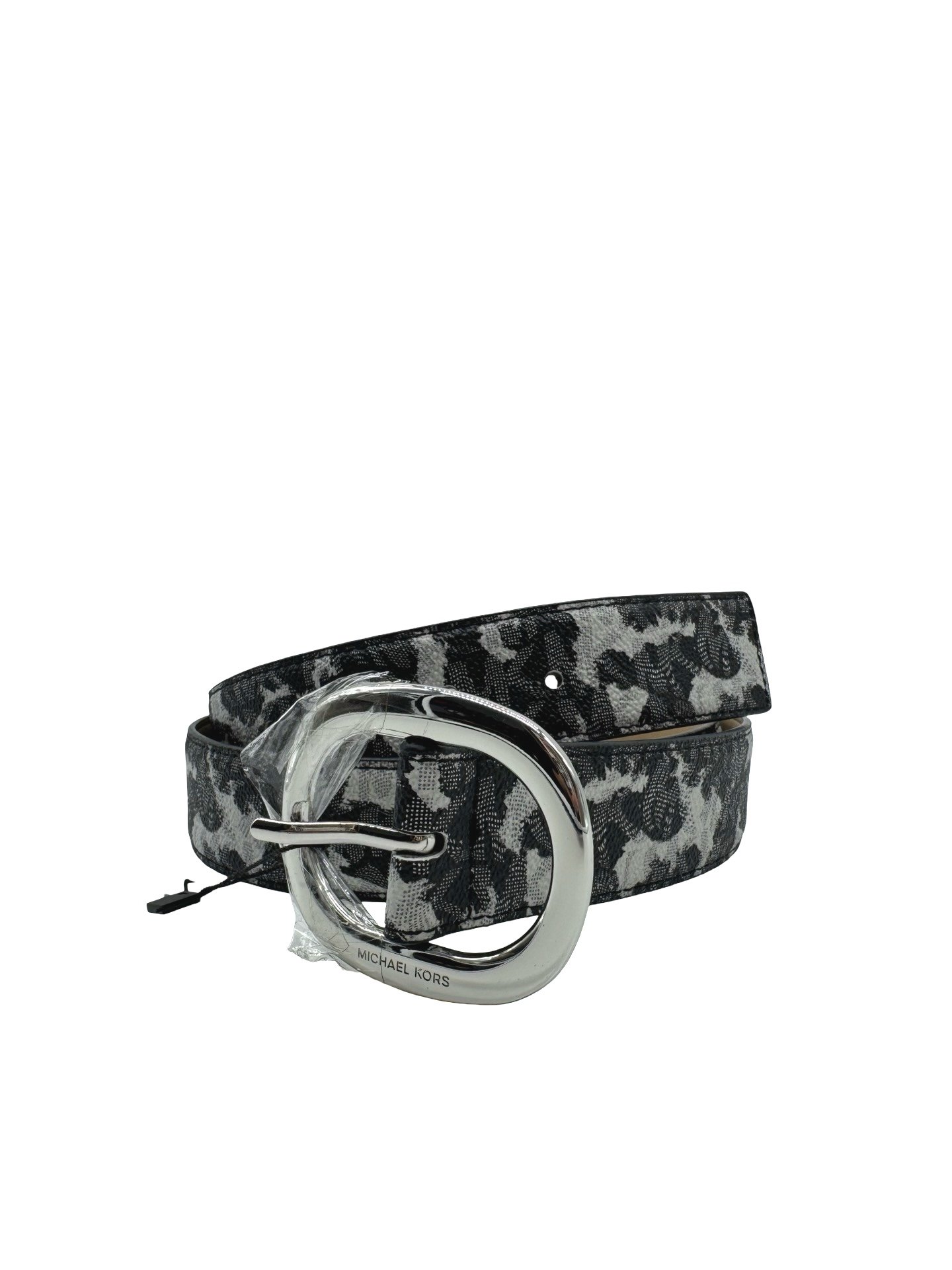 MICHAEL KORS - COW MONOGRAM BELT - Image 3