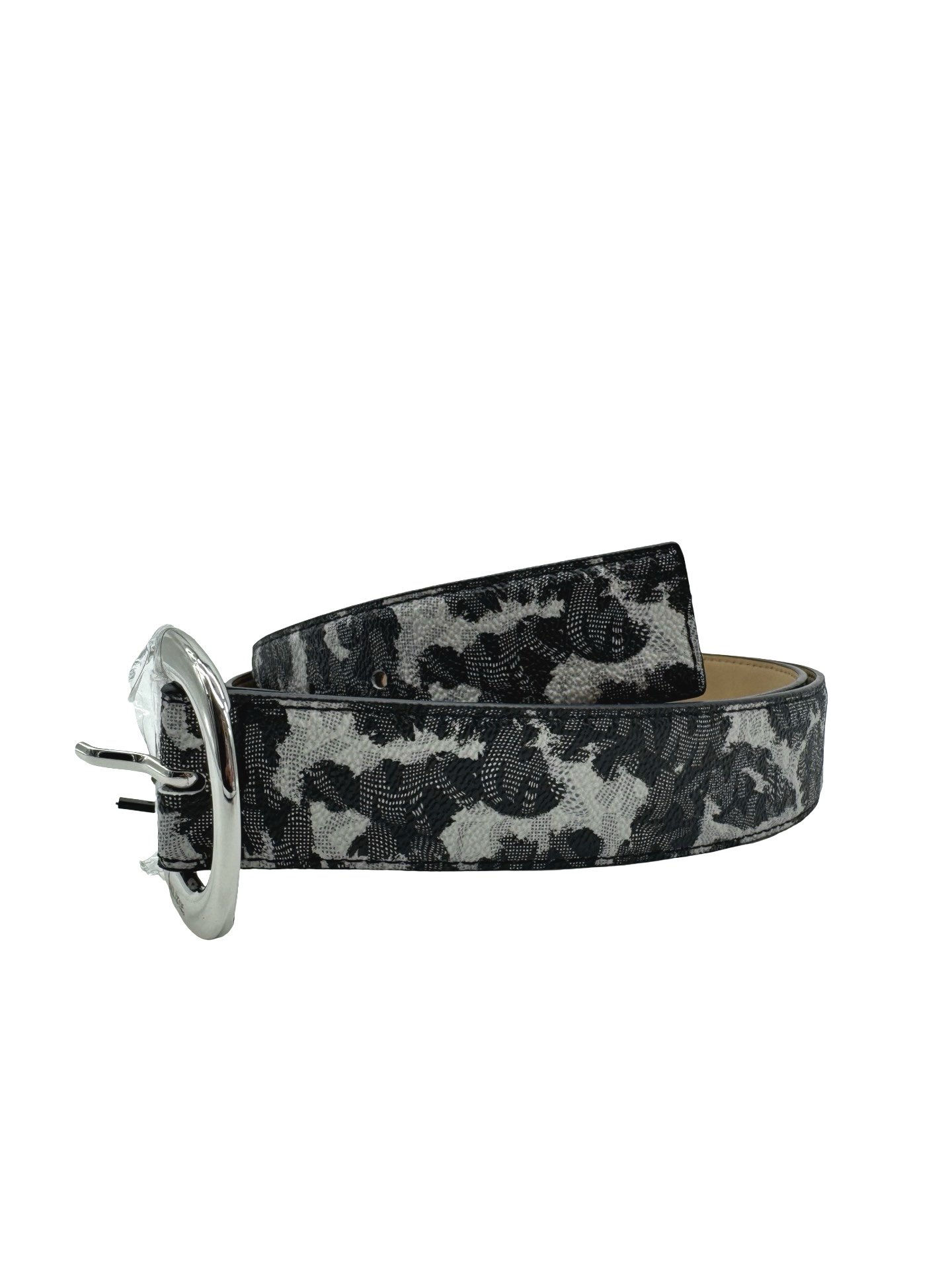 MICHAEL KORS - COW MONOGRAM BELT - Image 4