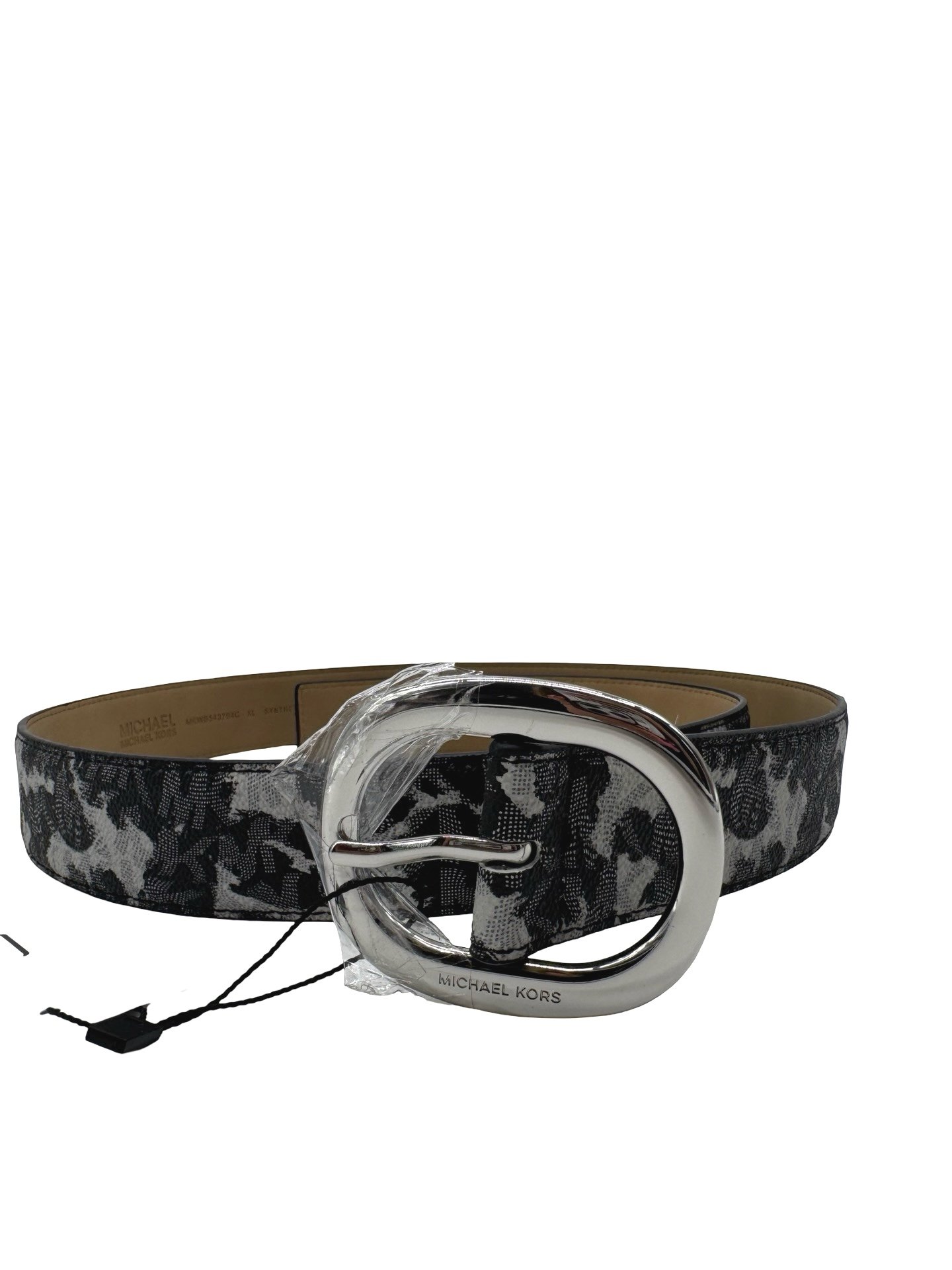 MICHAEL KORS - COW MONOGRAM BELT - Image 6