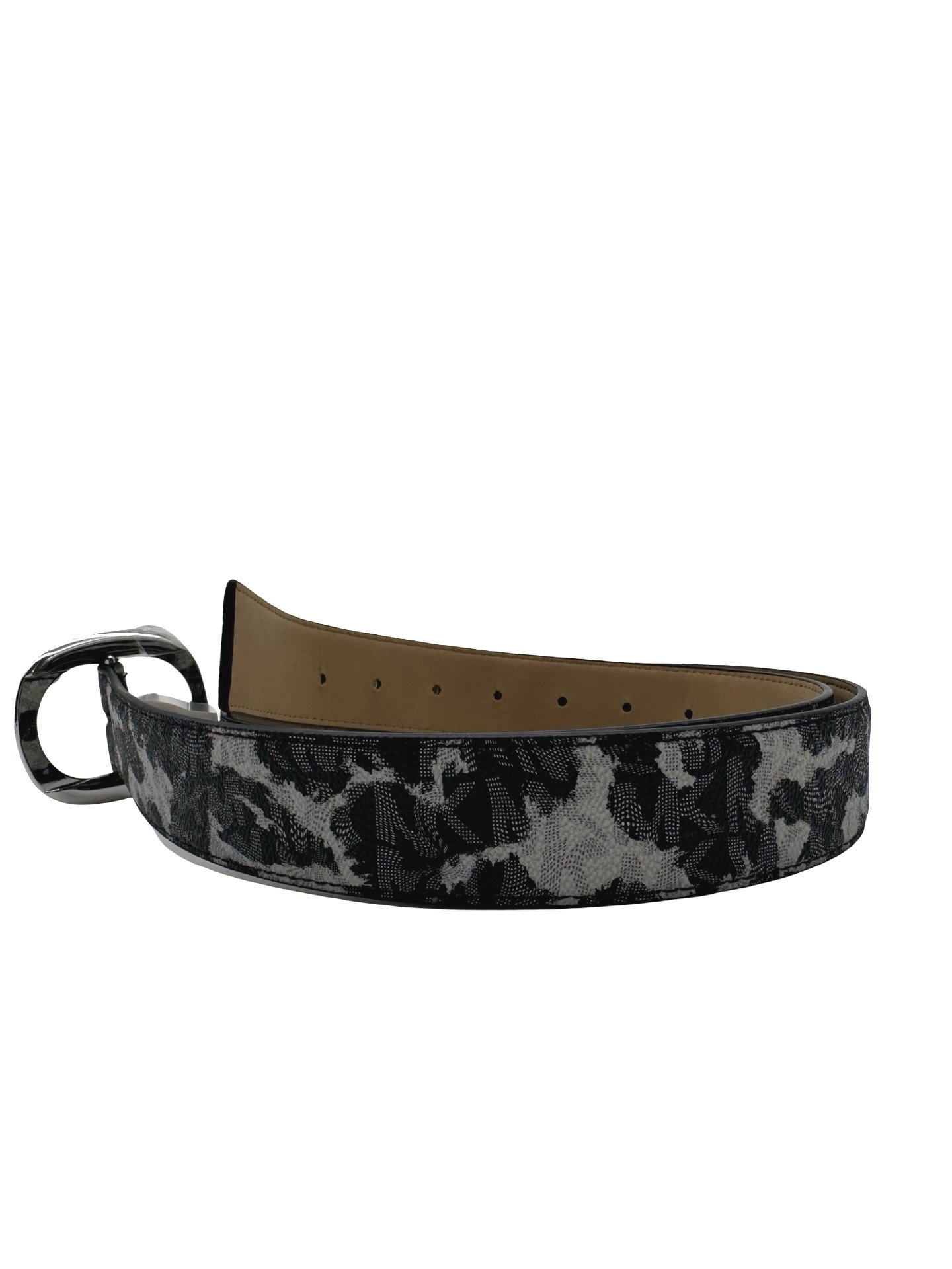 MICHAEL KORS - COW MONOGRAM BELT - Image 8