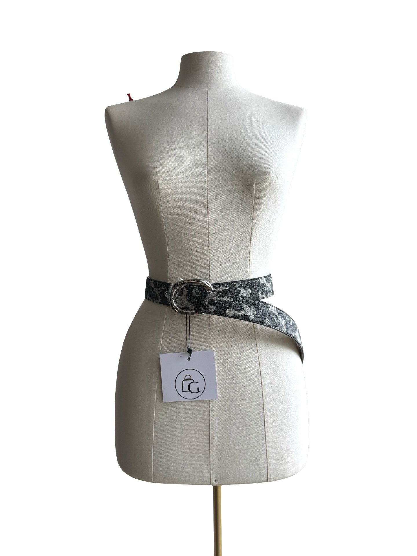 MICHAEL KORS - COW MONOGRAM BELT - Image 9
