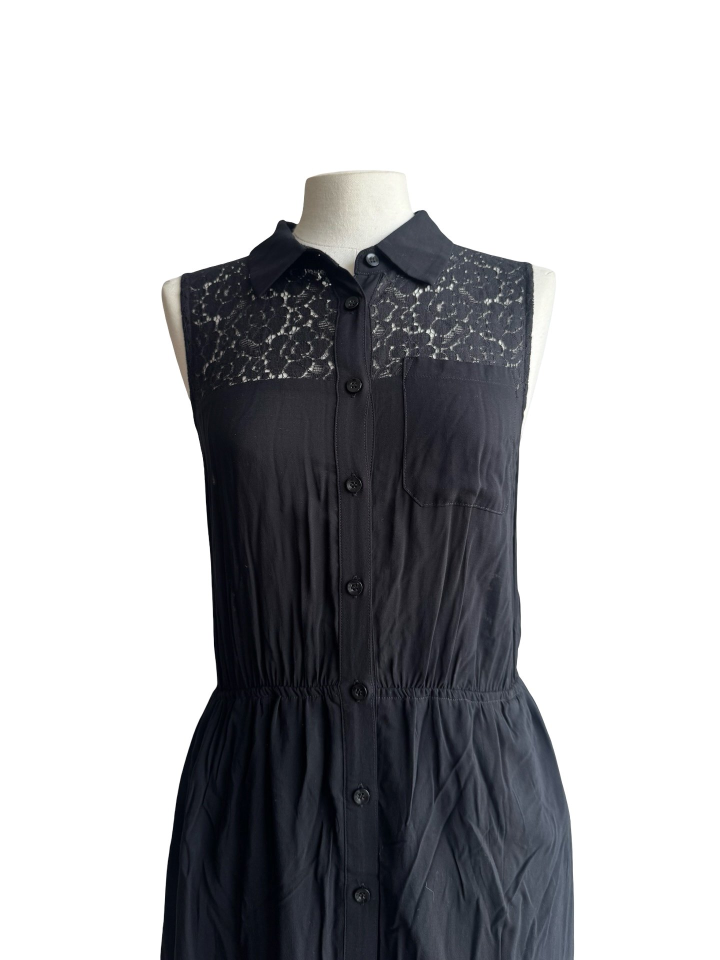 BGBG -LACE BLACK DRESS - Image 3