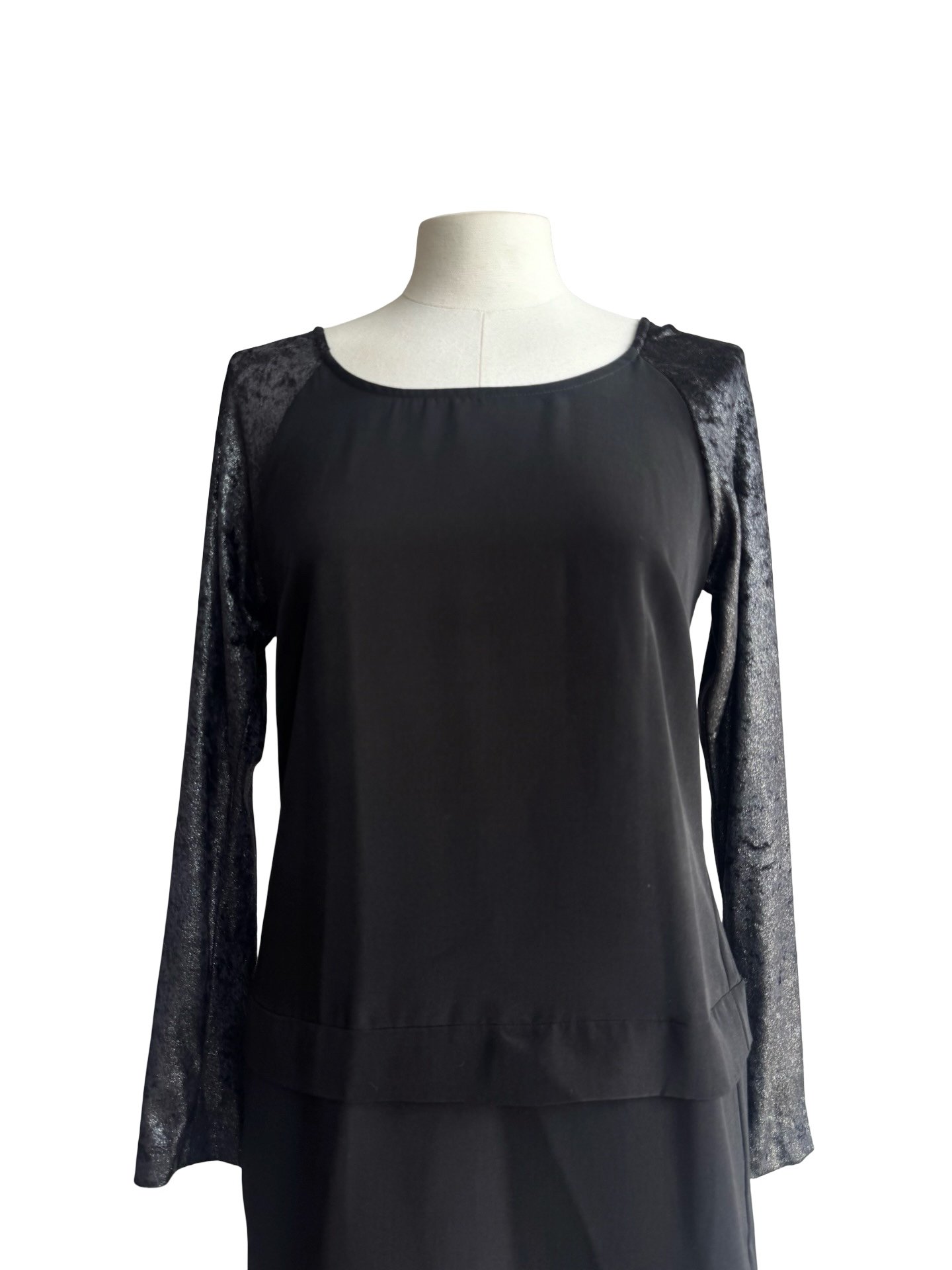 BGBG - VELET BLACK DRESS - Image 5