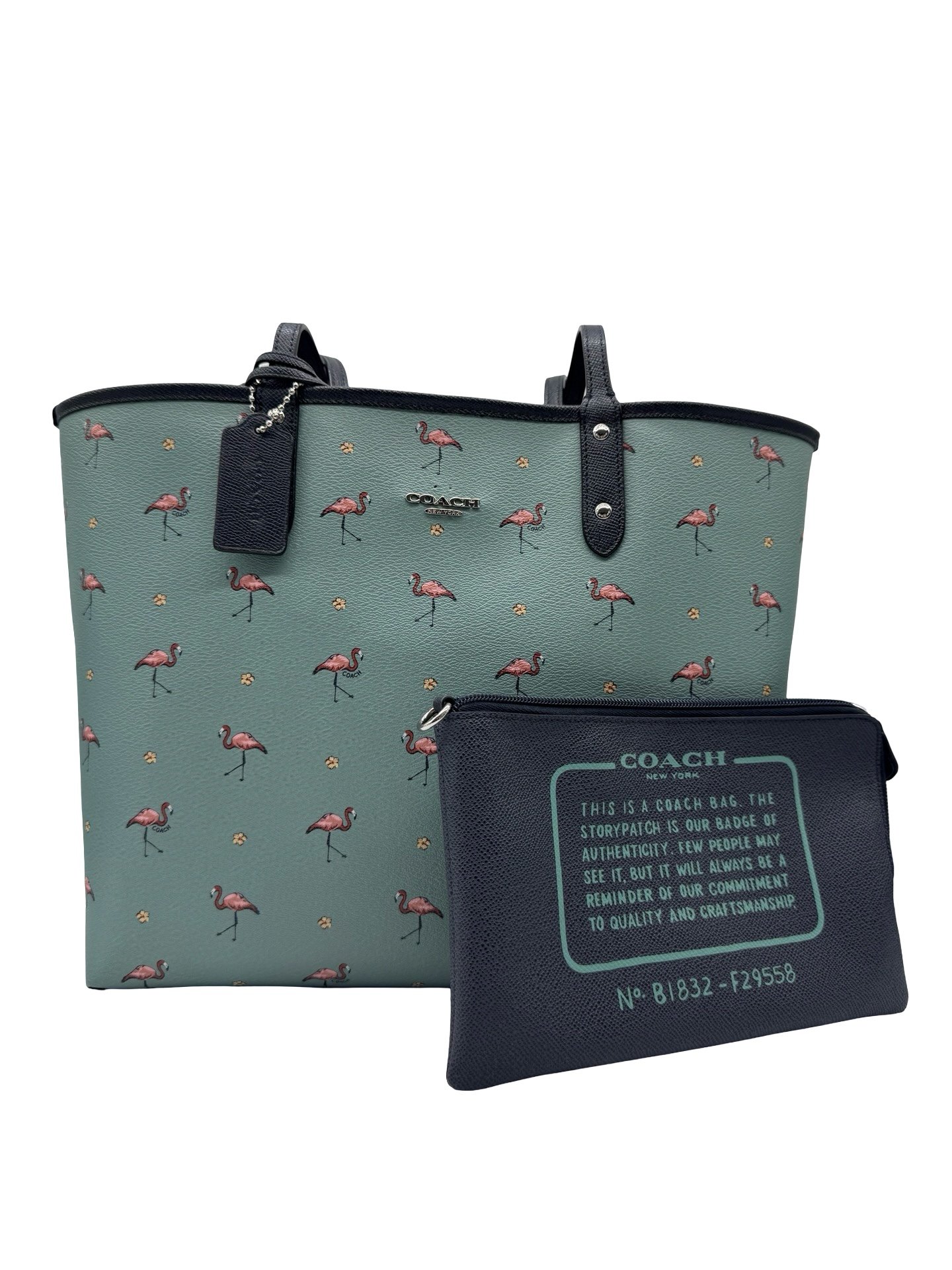 COACH - CITY TOTE FLAMINGOS REVERSIBLE - Image 6