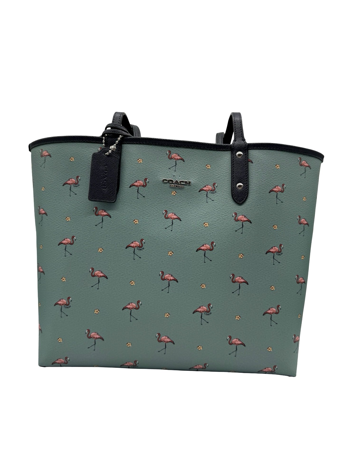 COACH - CITY TOTE FLAMINGOS REVERSIBLE - Image 9